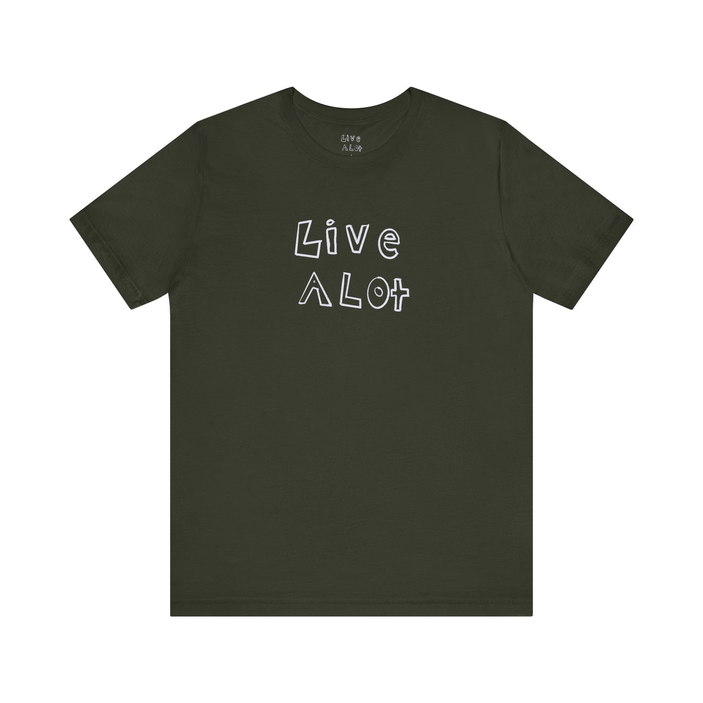 Live A Lot - Classic Jersey Tee (Multiple Color Options)