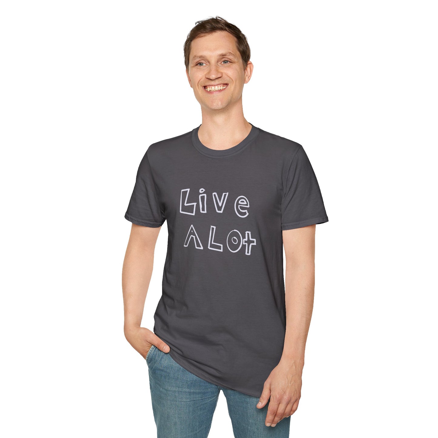 Live A Lot - Soft-Style Tee (Multiple Color Options)