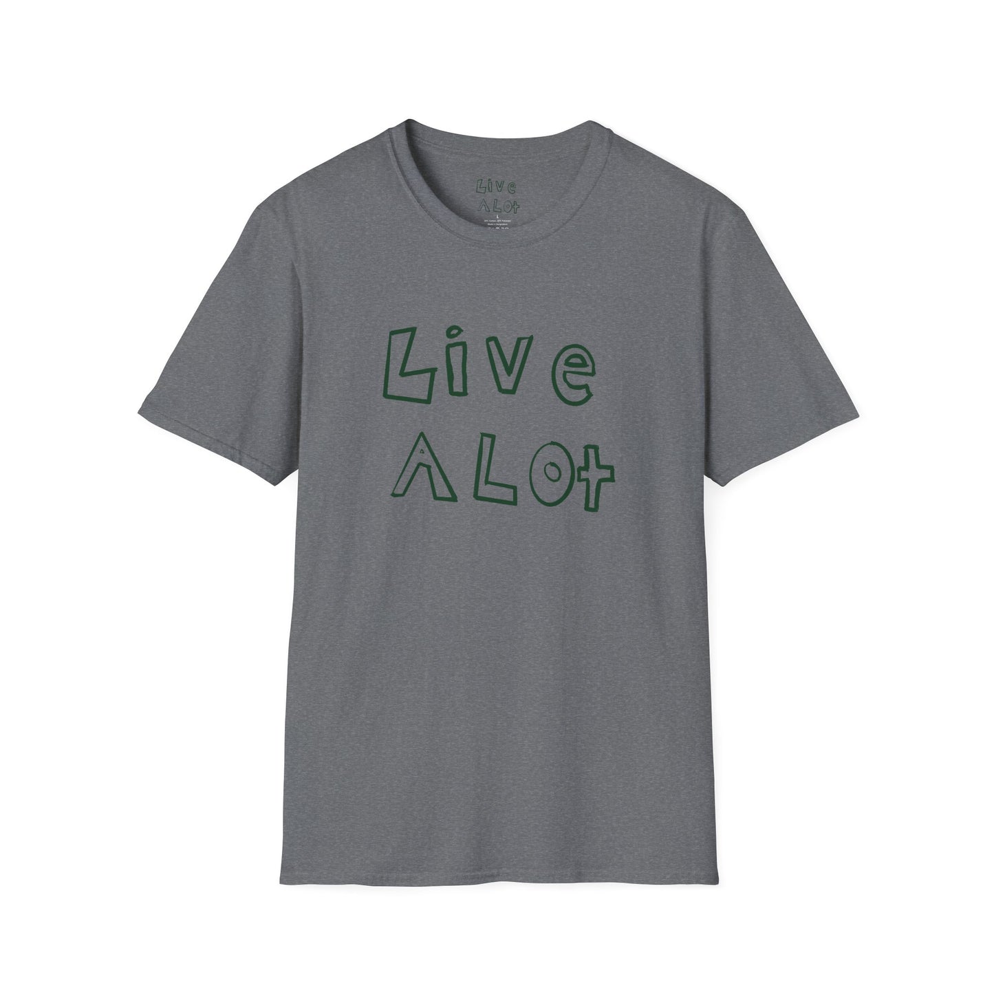 Live A Lot - Soft-Style Tee (Multiple Color Options)