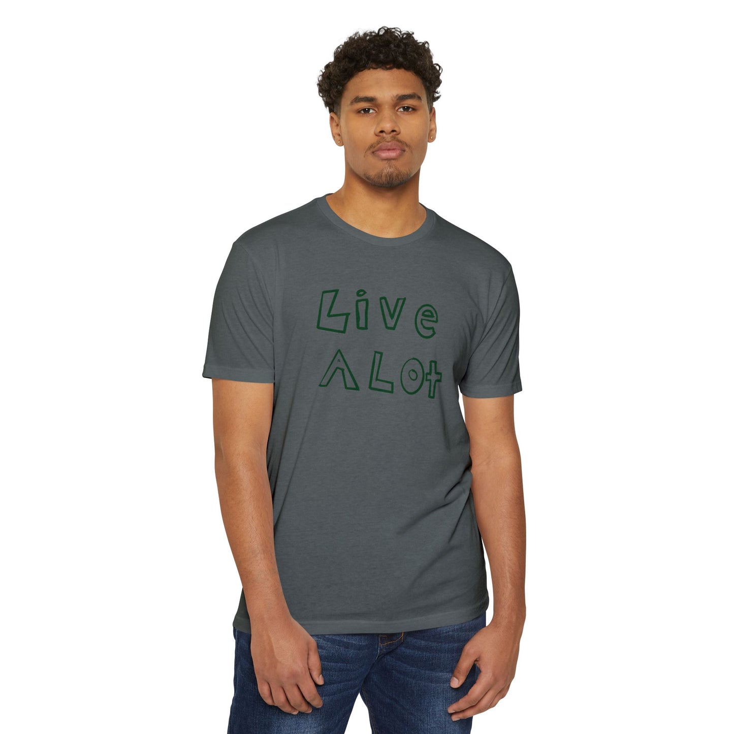 Live A Lot - CVC Jersey Tee (Multiple Color Options)