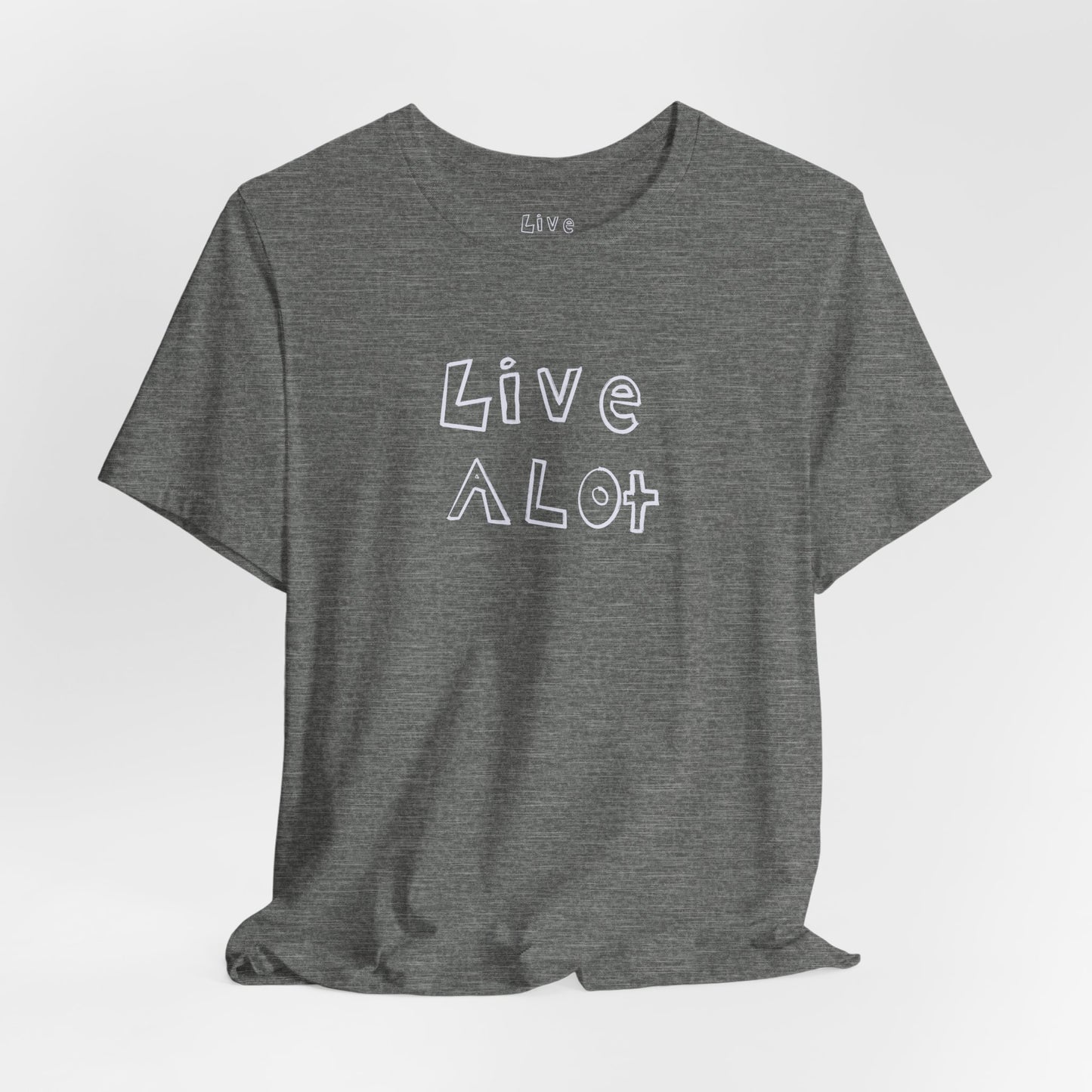 Live A Lot - Classic Jersey Tee (Multiple Color Options)