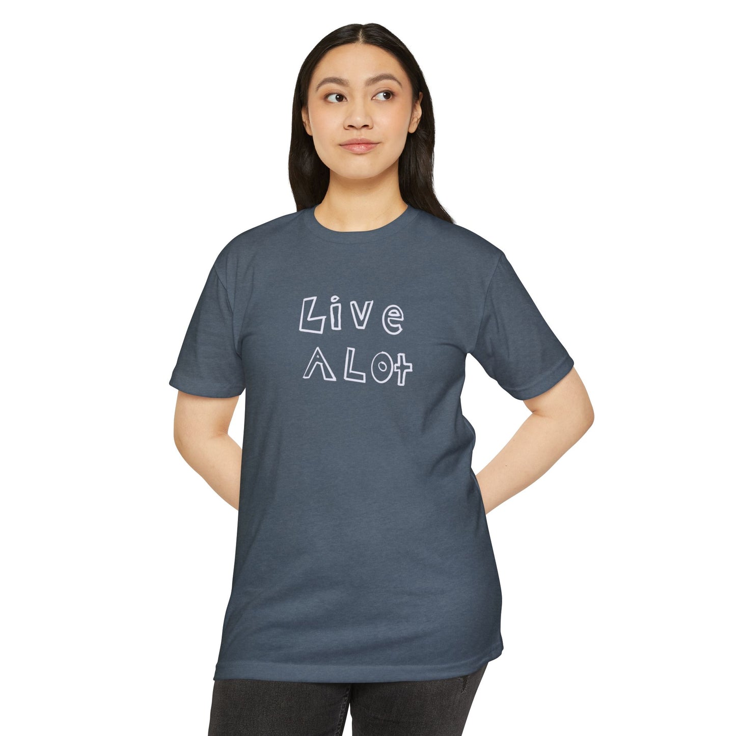 Live A Lot - CVC Jersey Tee (Multiple Color Options)