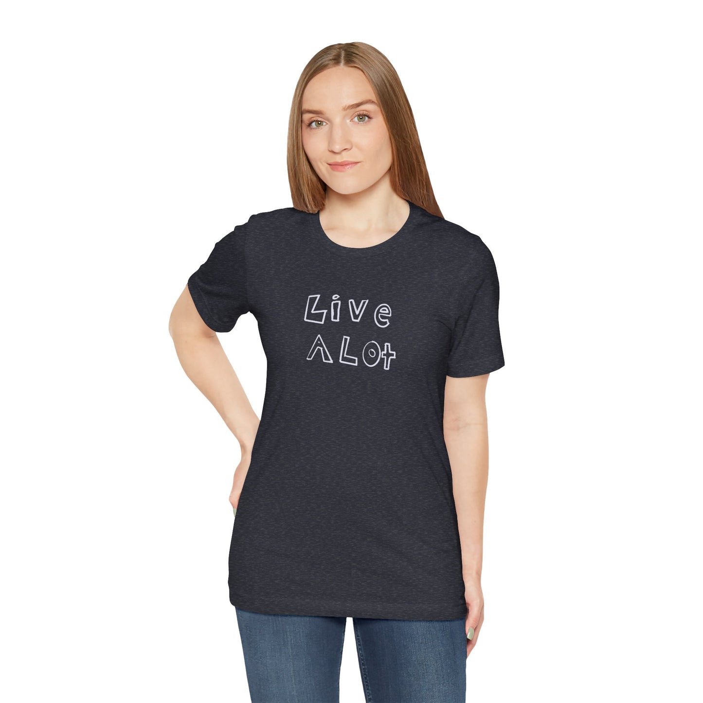 Live A Lot - Classic Jersey Tee (Multiple Color Options)