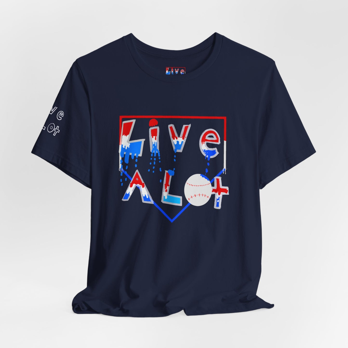 LIVE A LOT TEE - HOME PLATE EDITION