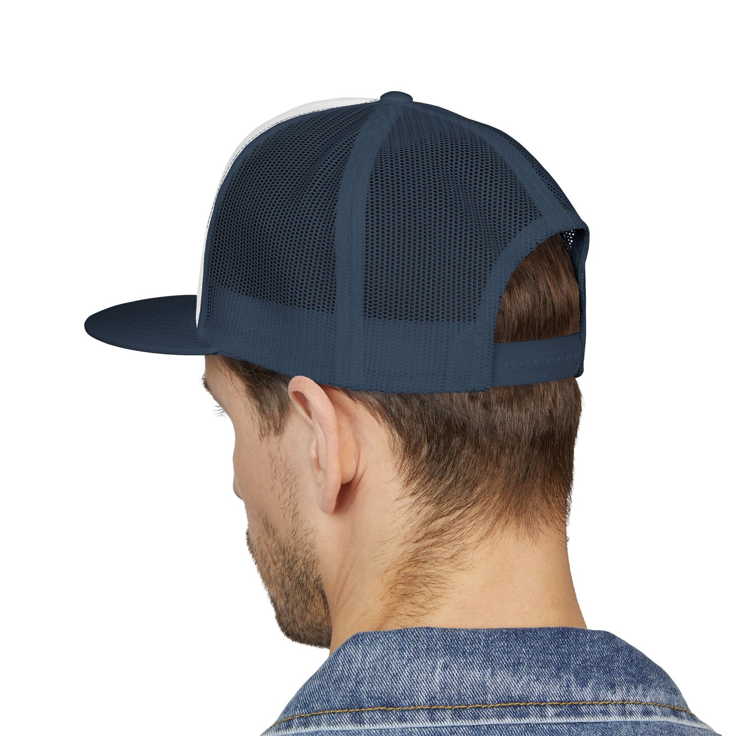 LIVE A LOT – American Flag Flat Bill Cap (Various Color Options)