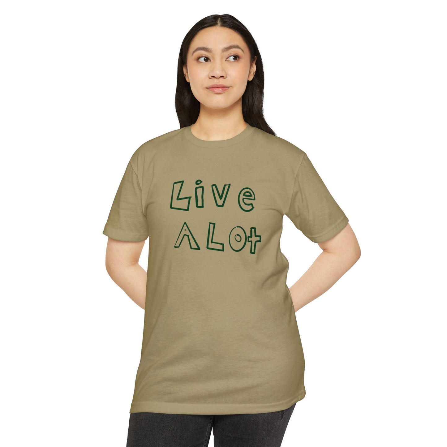 Live A Lot - CVC Jersey Tee (Multiple Color Options)