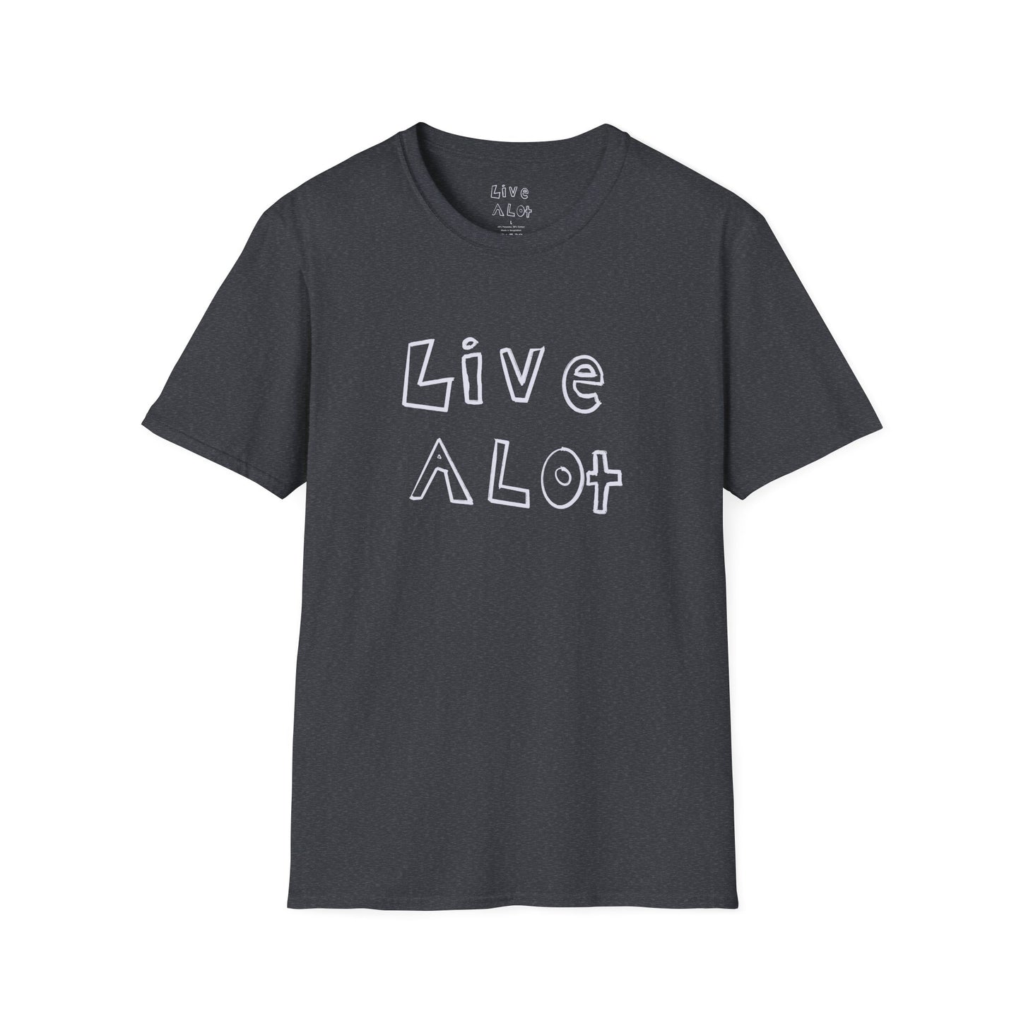 Live A Lot - Soft-Style Tee (Multiple Color Options)
