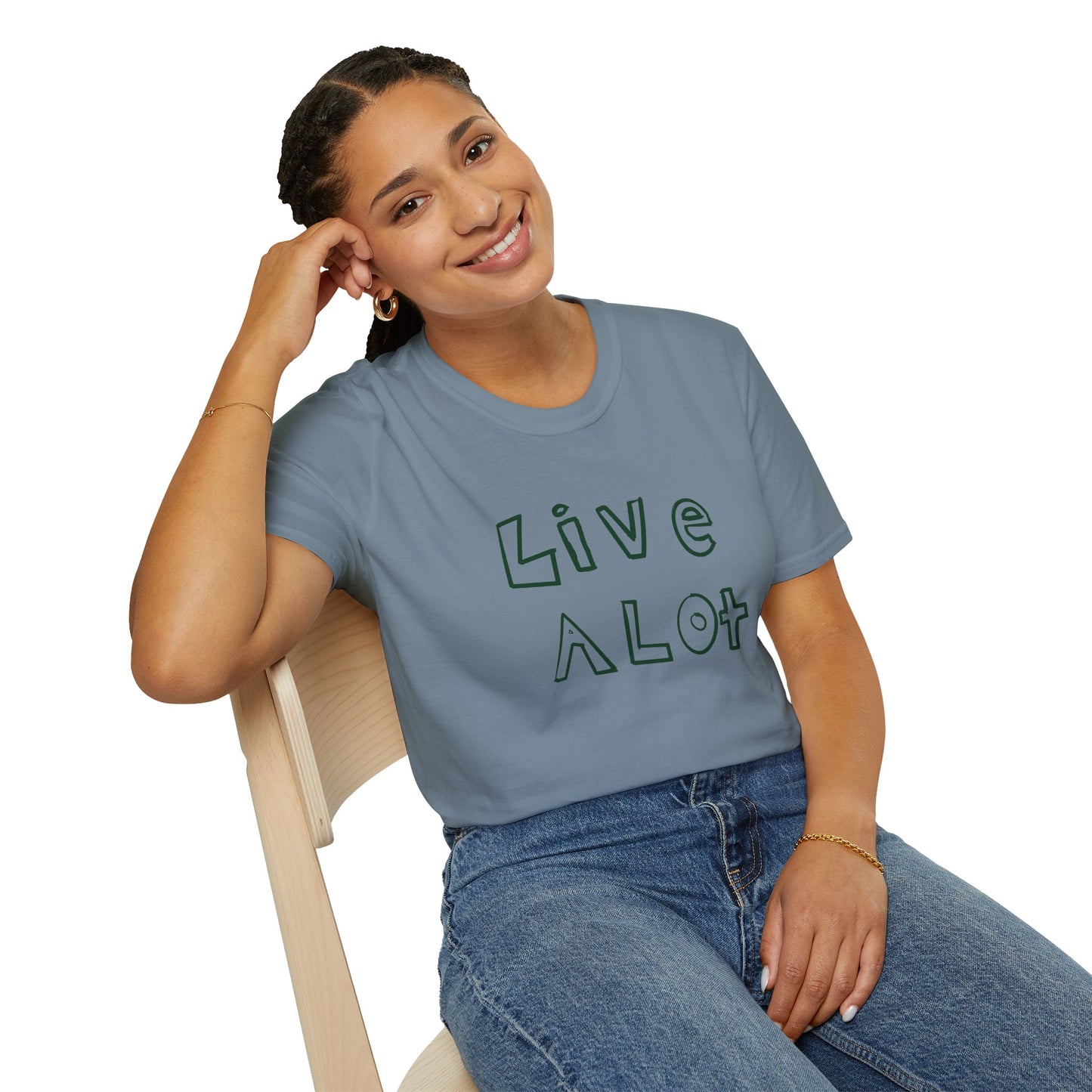 Live A Lot - Soft-Style Tee (Multiple Color Options)
