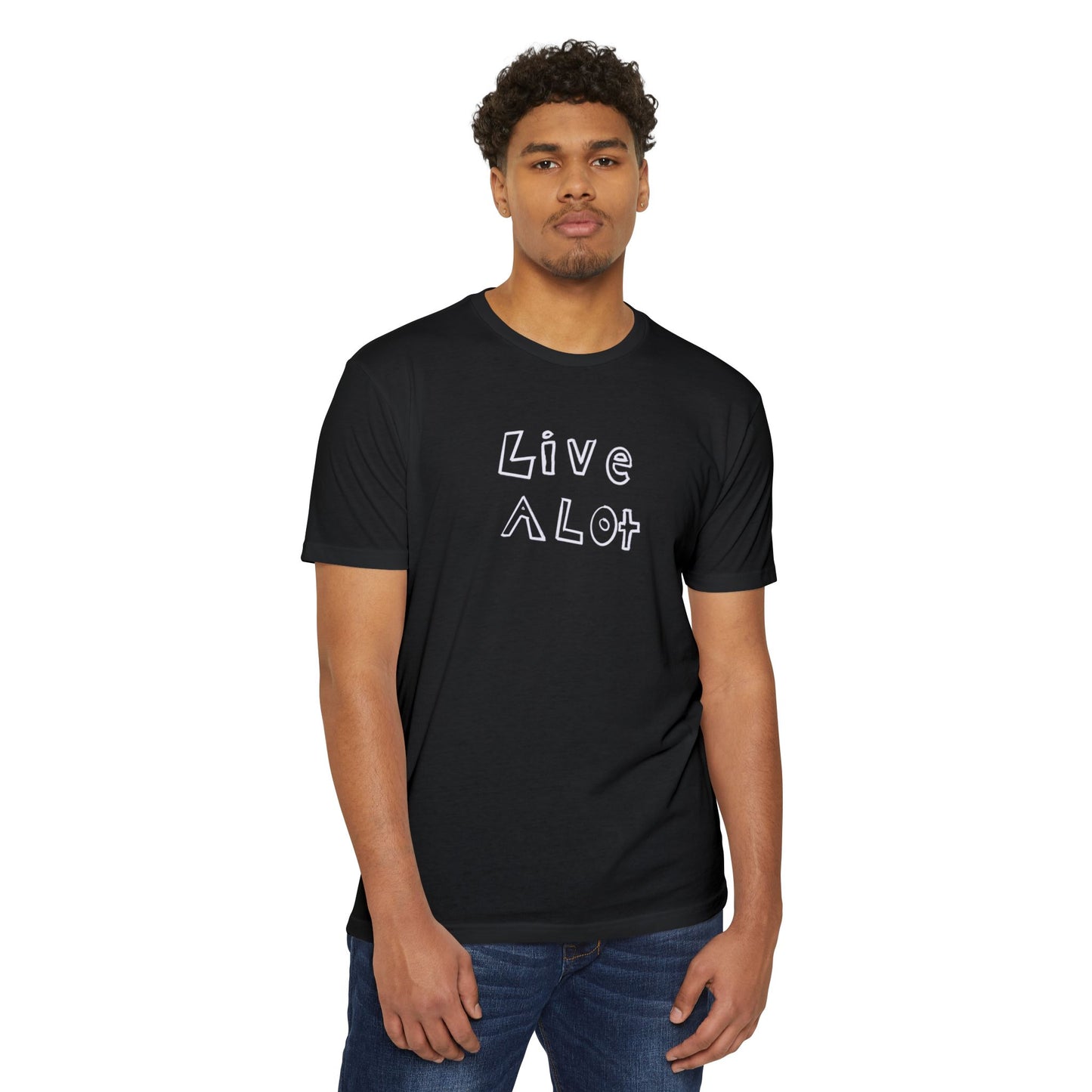 Live A Lot - CVC Jersey Tee (Multiple Color Options)
