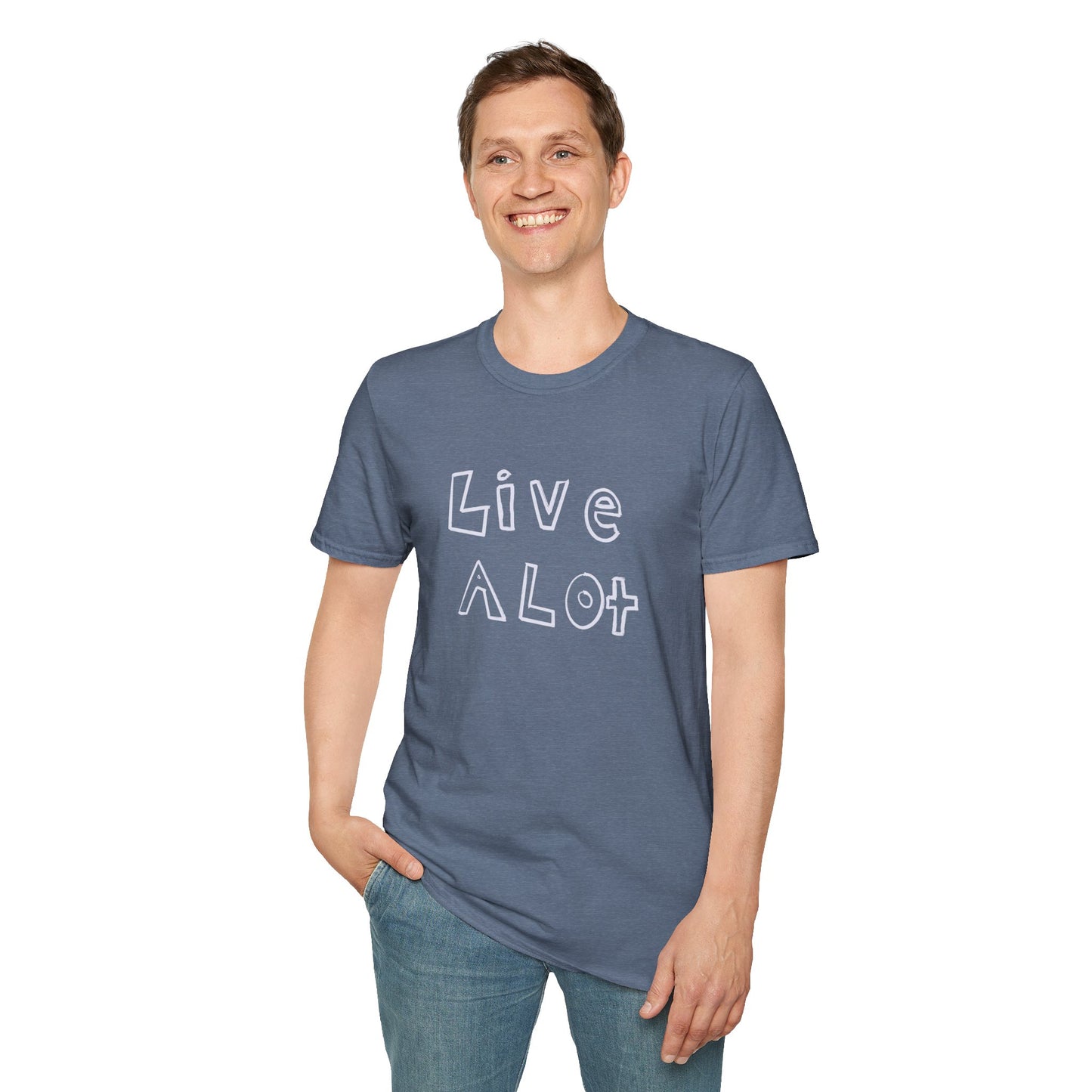 Live A Lot - Soft-Style Tee (Multiple Color Options)