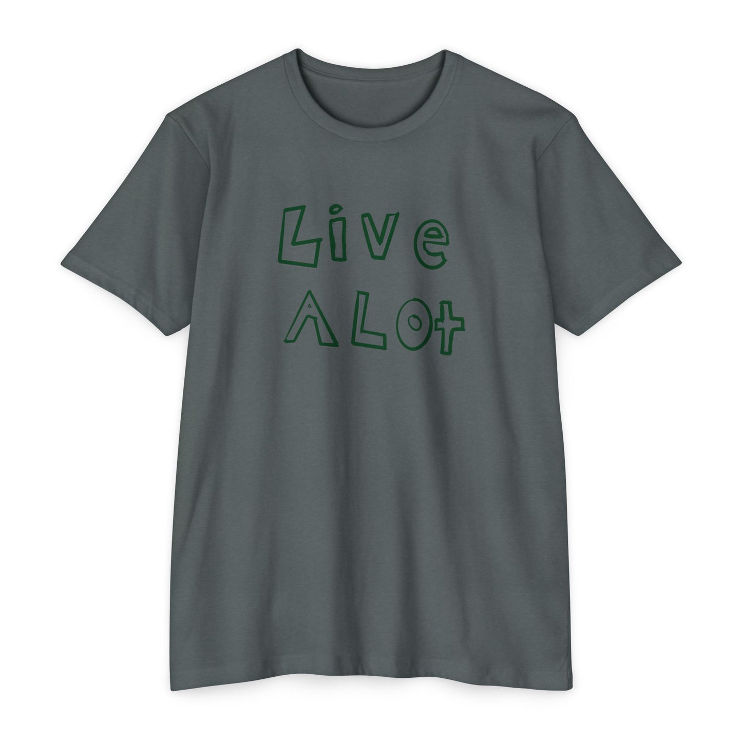 Live A Lot - CVC Jersey Tee (Multiple Color Options)