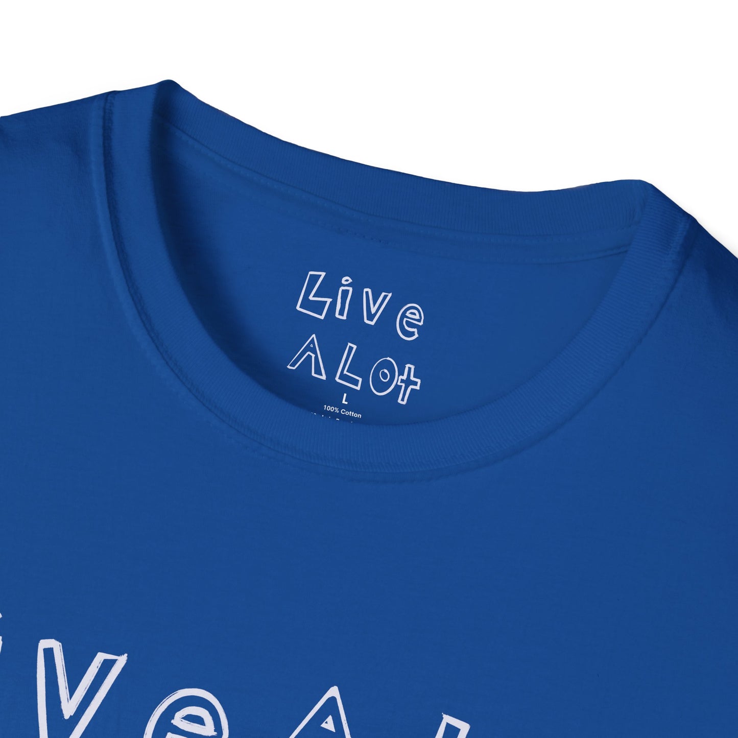 Live A Lot - Surfer Tee — Front & Back Print (Multiple Color Options)