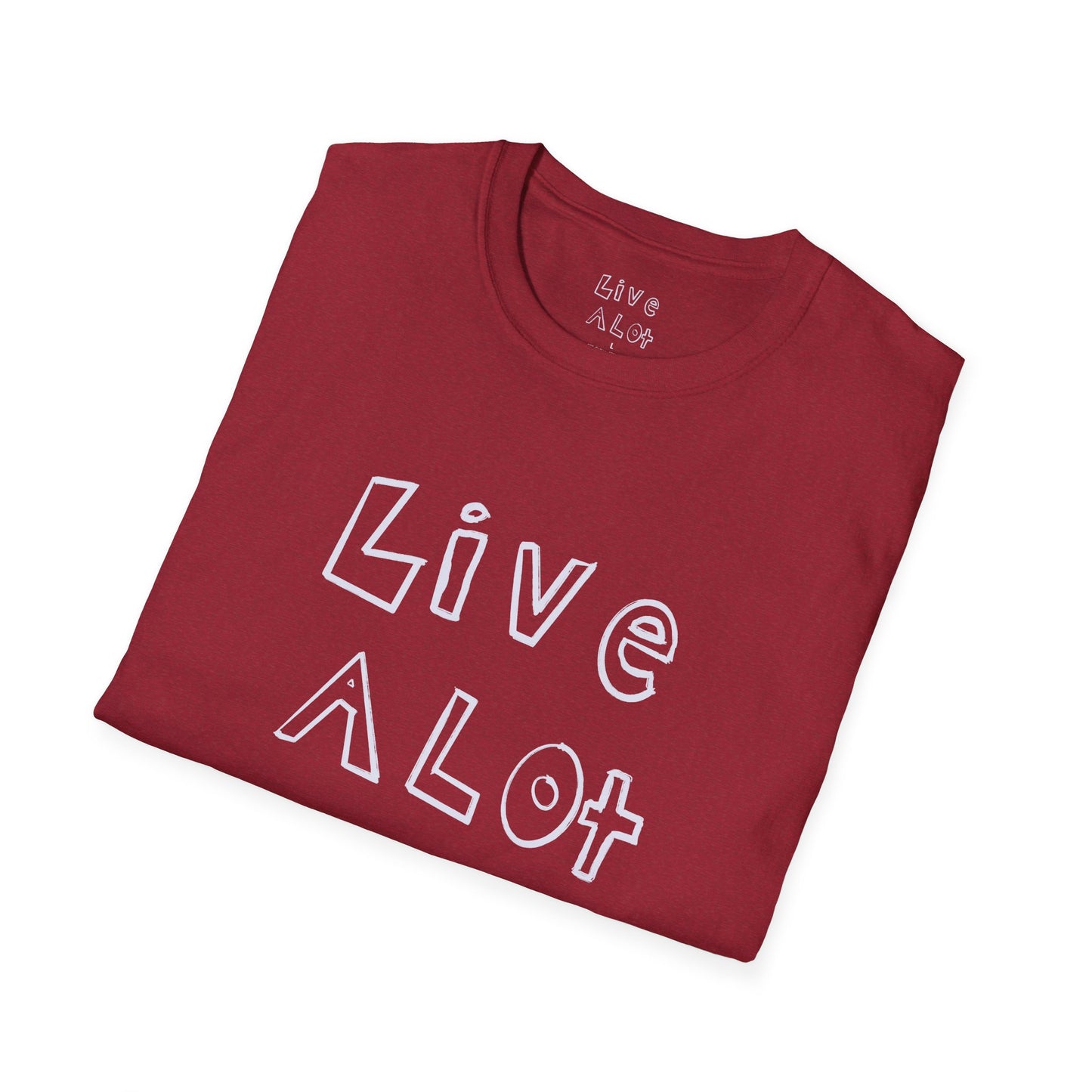 Live A Lot - Soft-Style Tee (Multiple Color Options)
