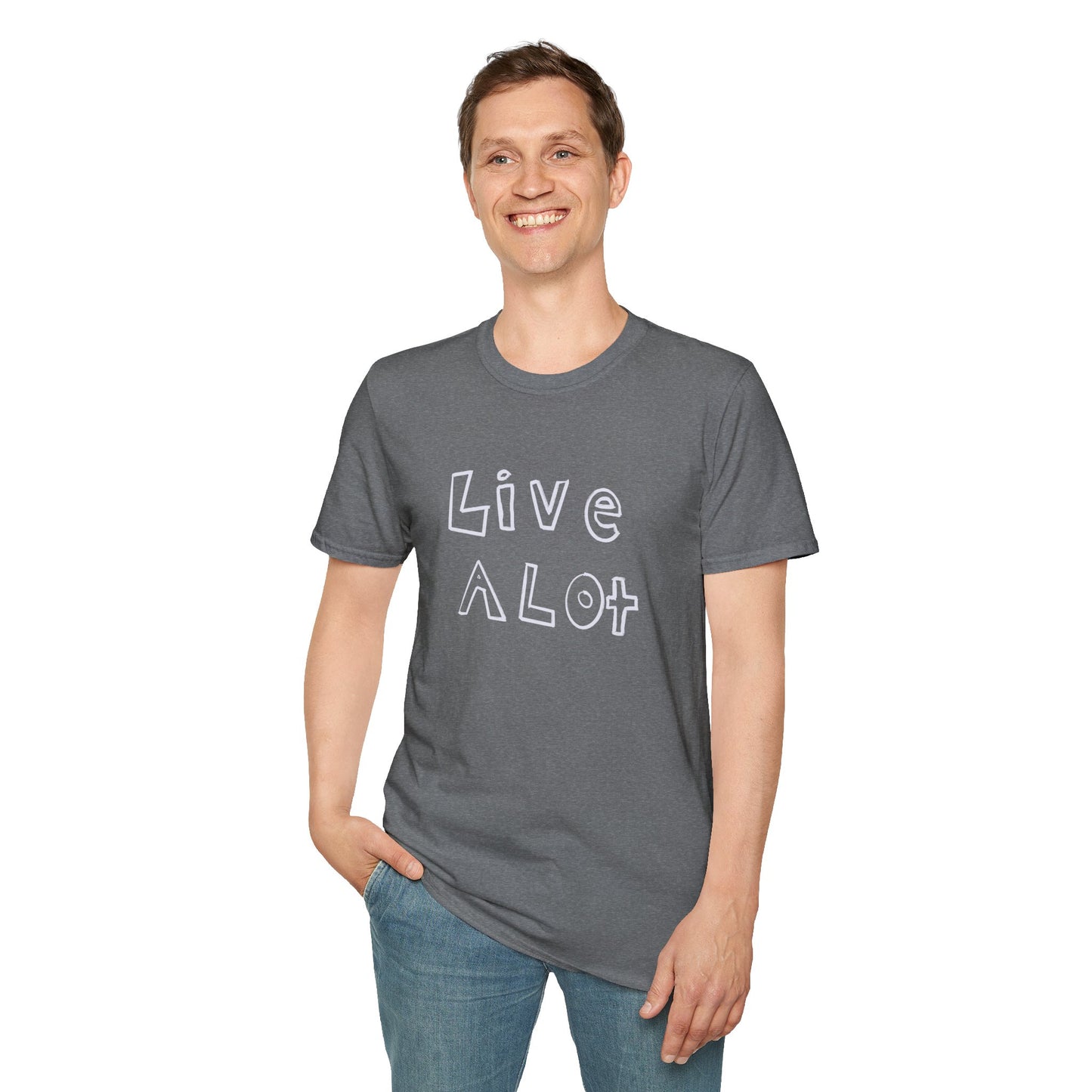 Live A Lot - Soft-Style Tee (Multiple Color Options)