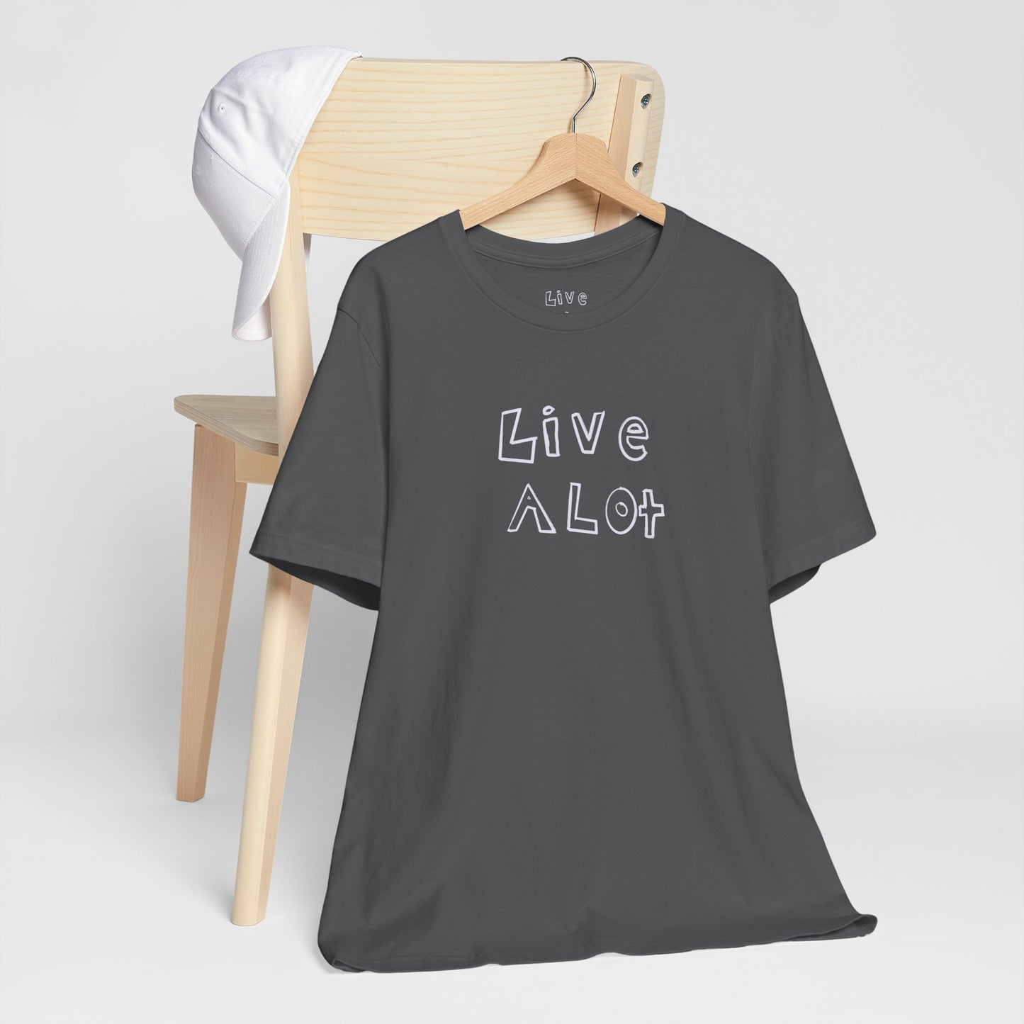 Live A Lot - Classic Jersey Tee (Multiple Color Options)