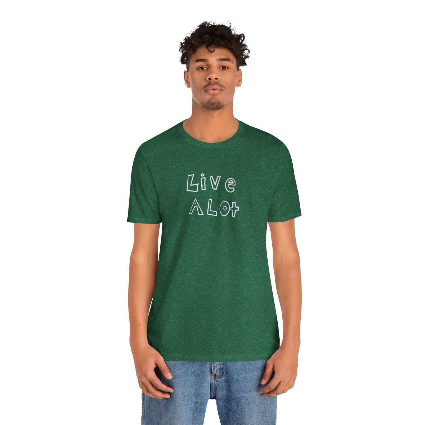 Live A Lot - Classic Jersey Tee (Multiple Color Options)
