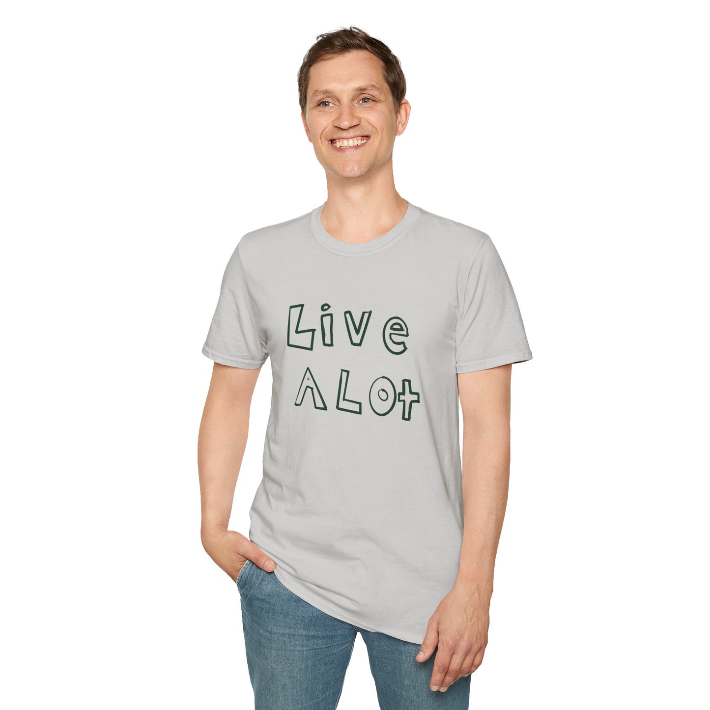Live A Lot - Soft-Style Tee (Multiple Color Options)