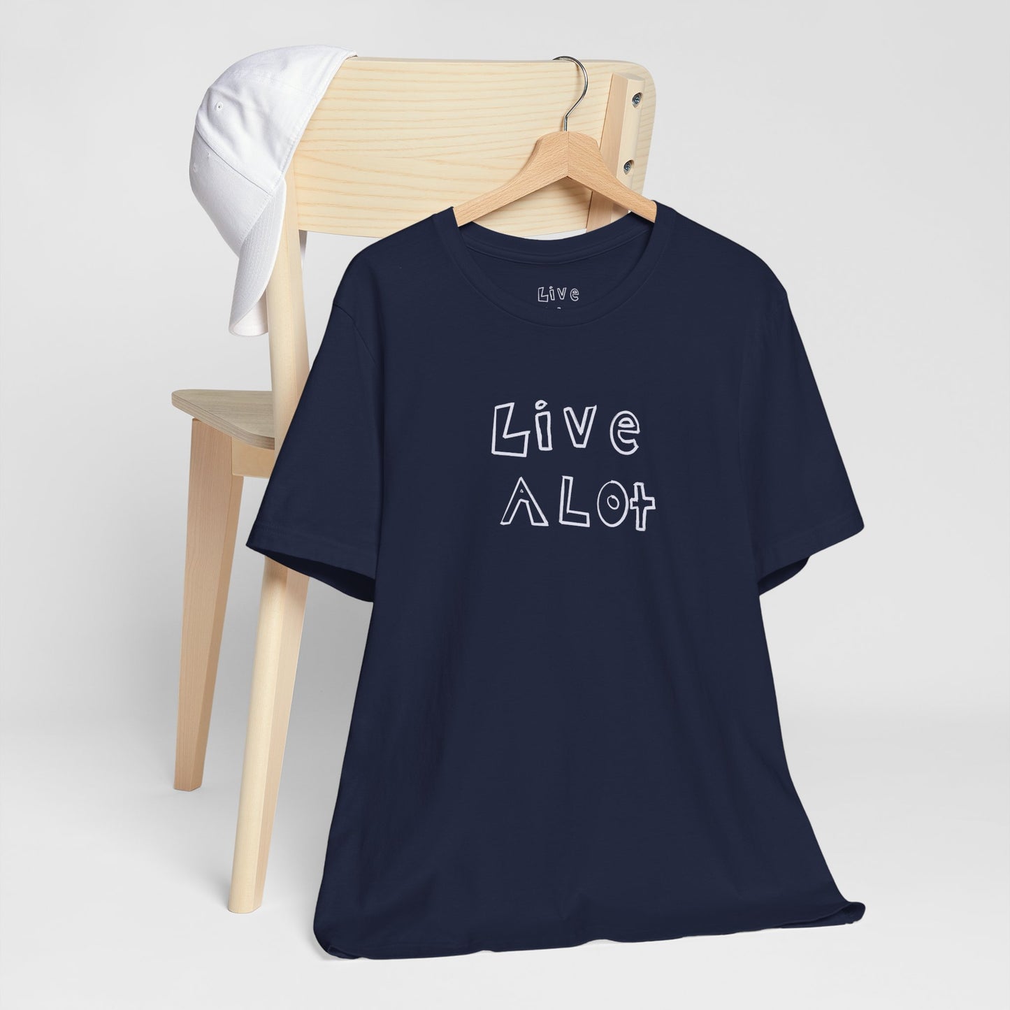 Live A Lot - Classic Jersey Tee (Multiple Color Options)
