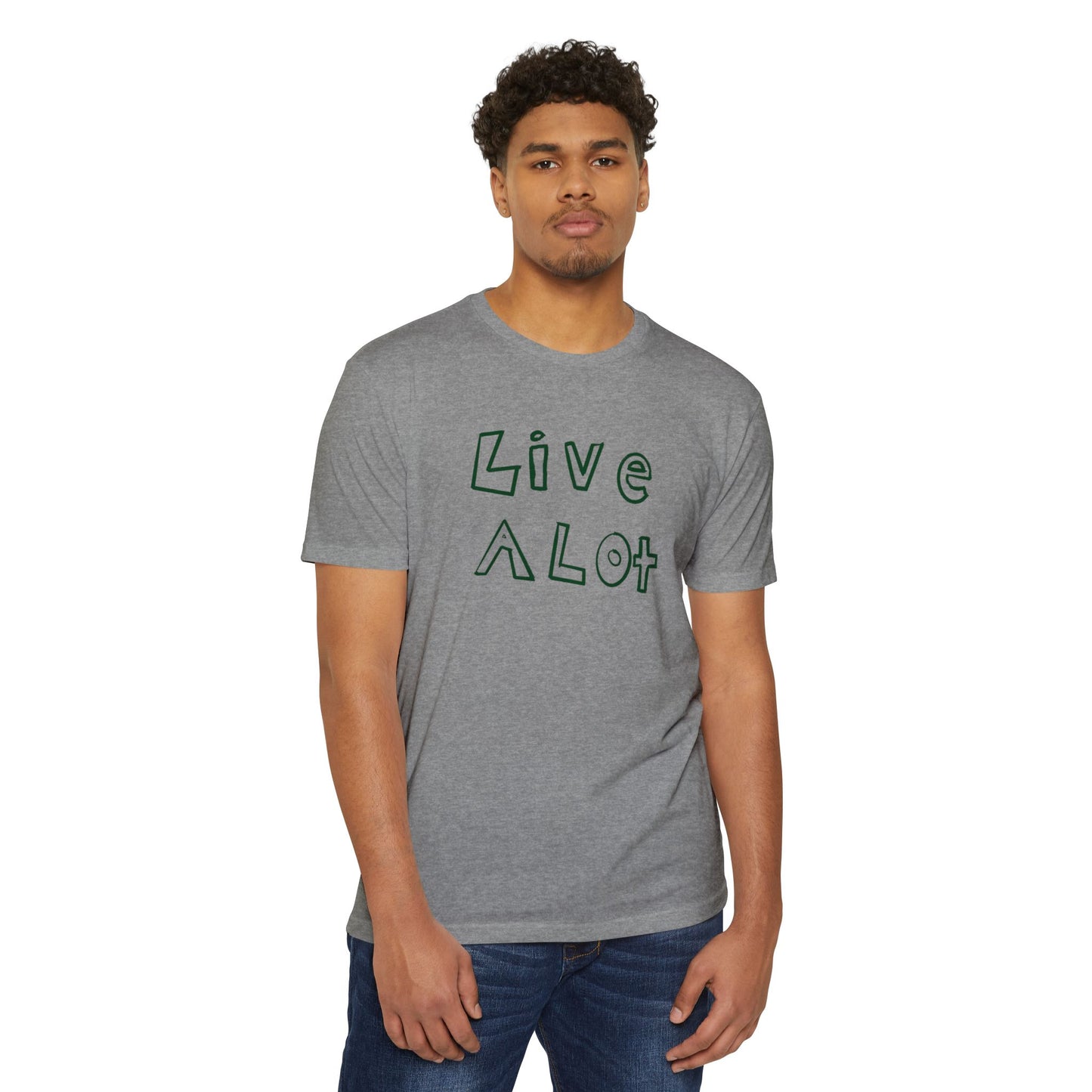 Live A Lot - CVC Jersey Tee (Multiple Color Options)