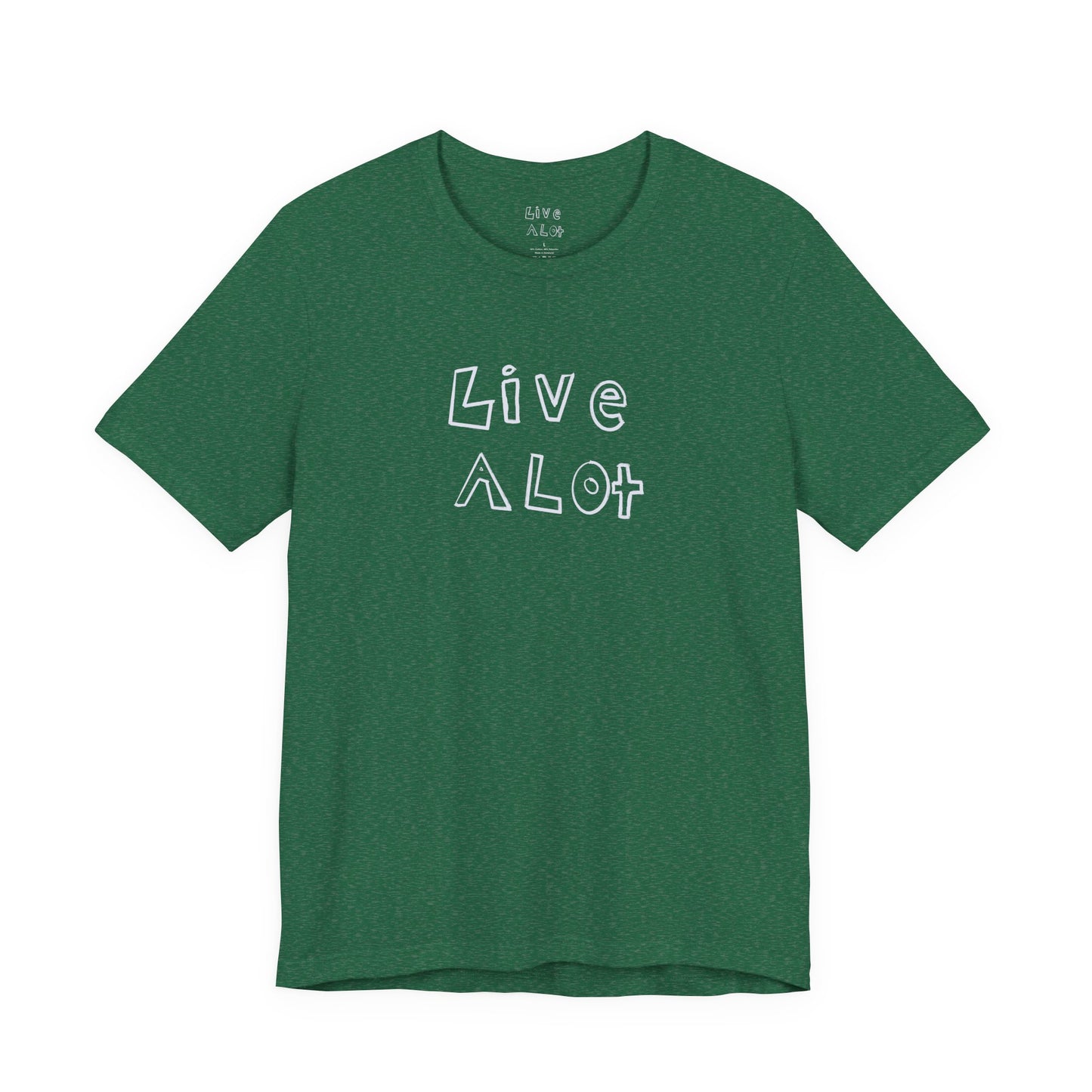 Live A Lot - Classic Jersey Tee (Multiple Color Options)