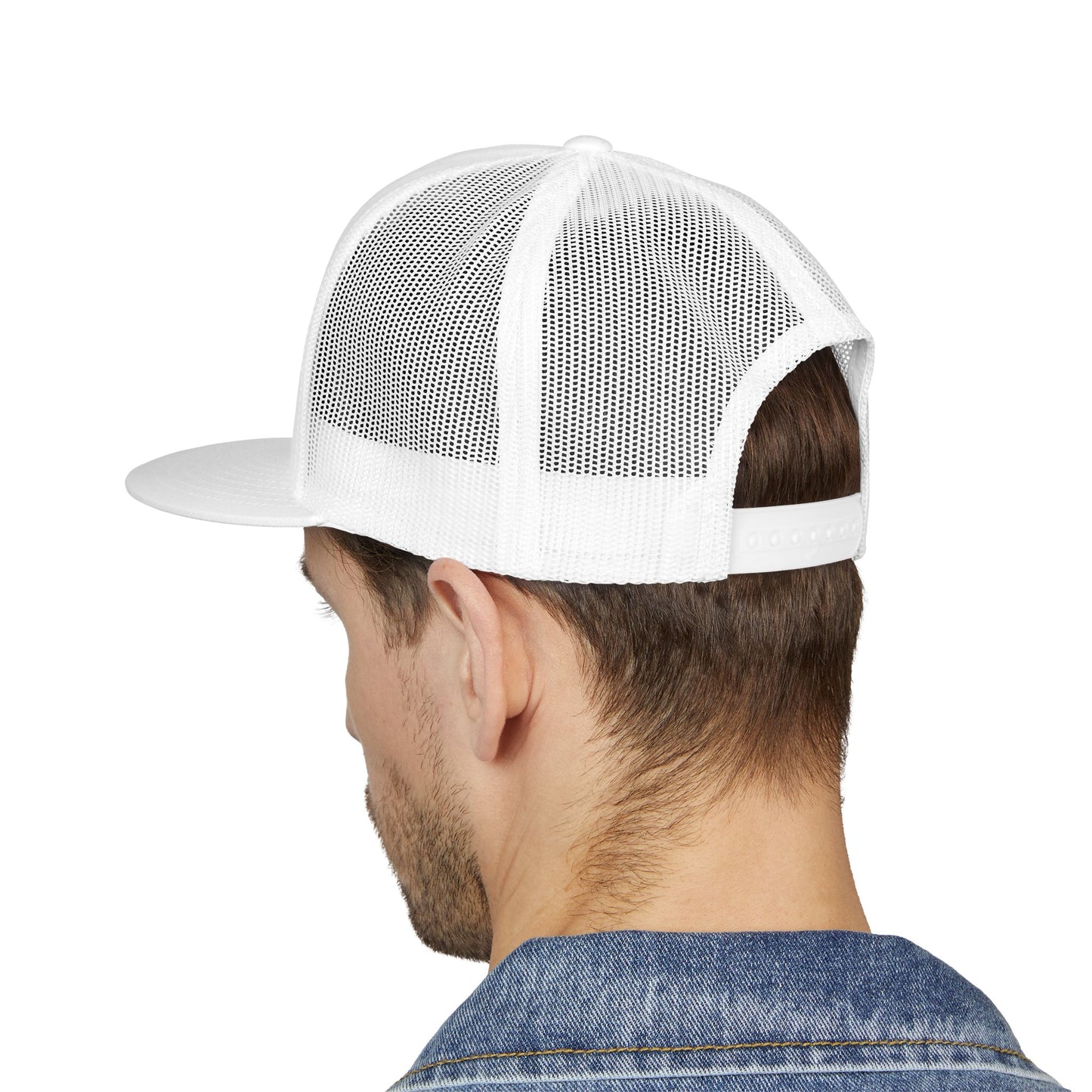 LIVE A LOT – American Flag Flat Bill Cap (Various Color Options)