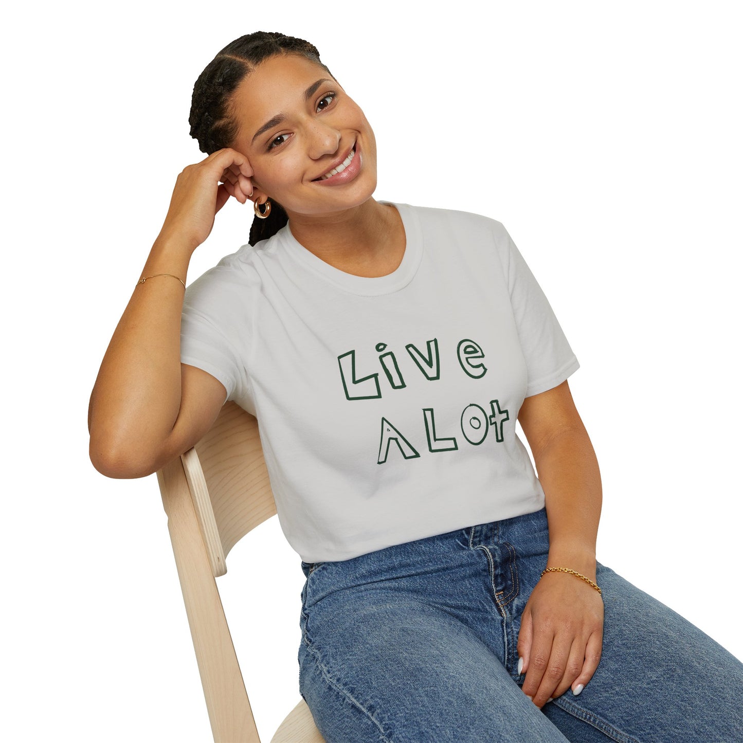 Live A Lot - Soft-Style Tee (Multiple Color Options)