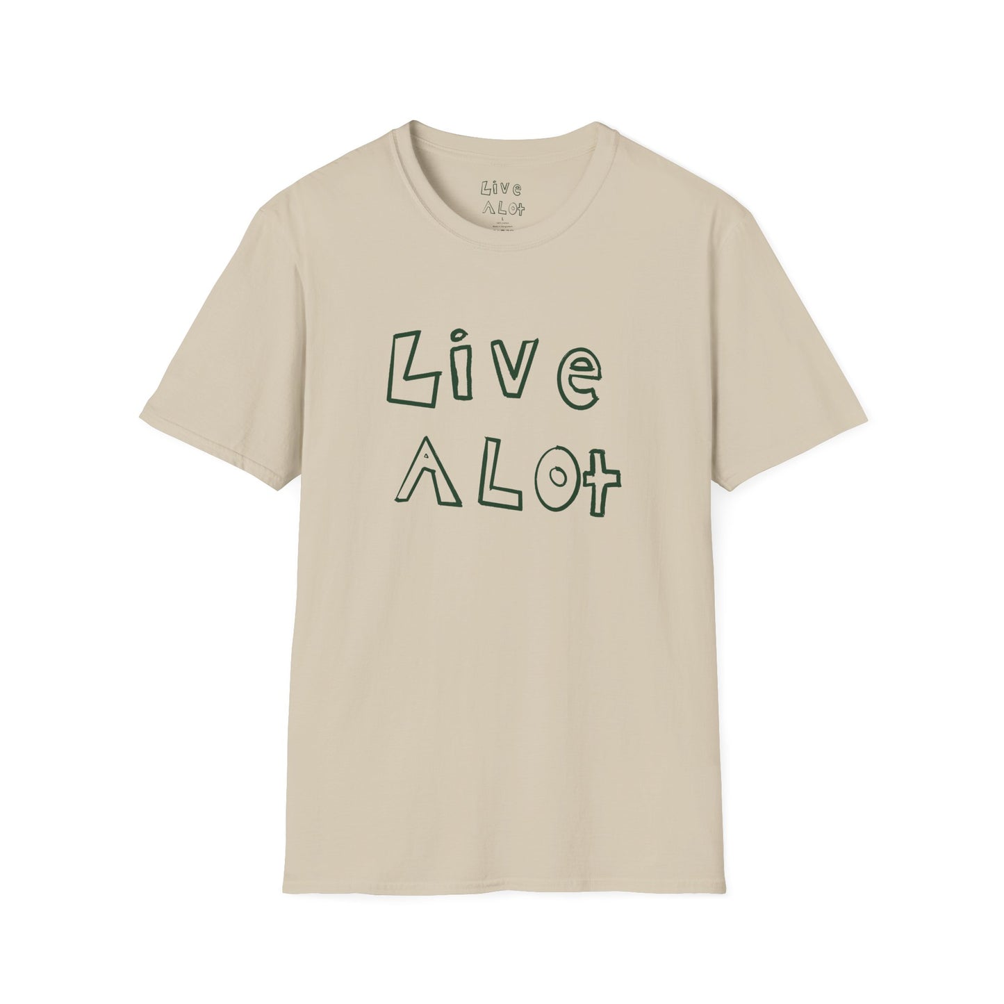 Live A Lot - Soft-Style Tee (Multiple Color Options)