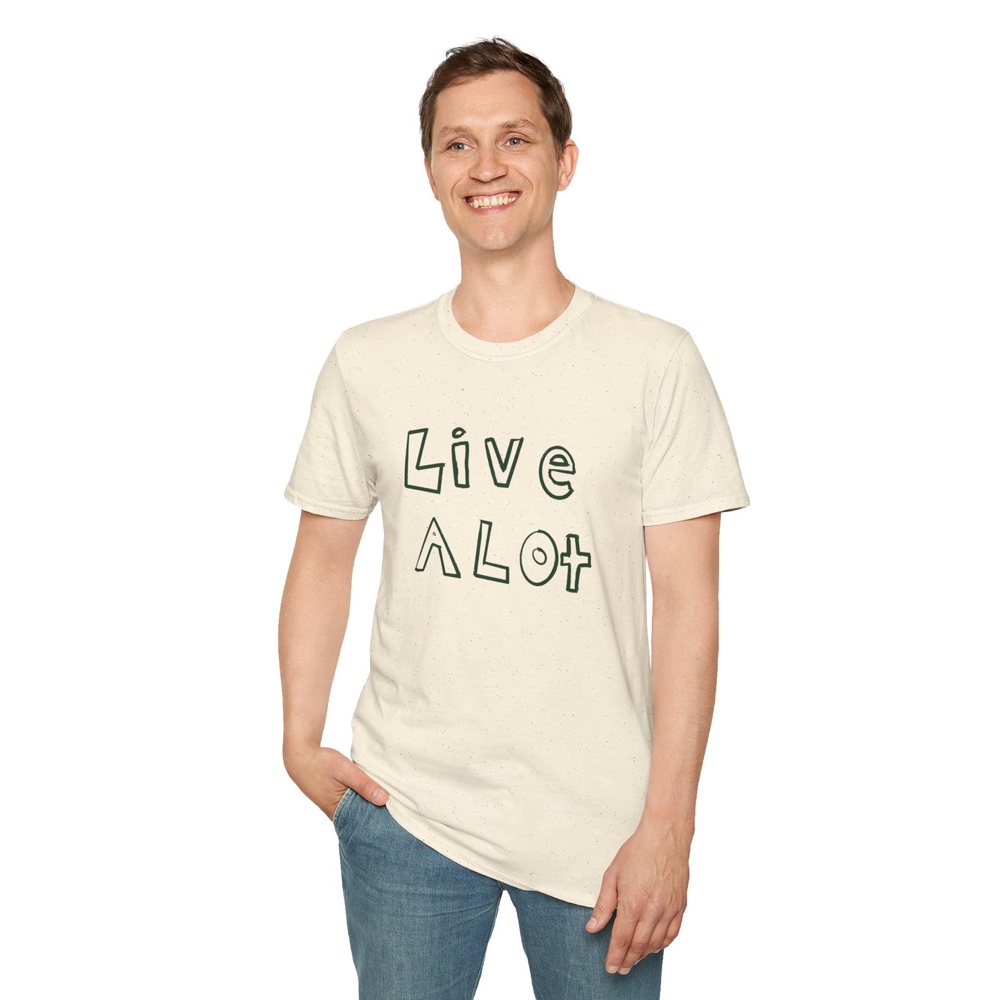 Live A Lot - Soft-Style Tee (Multiple Color Options)