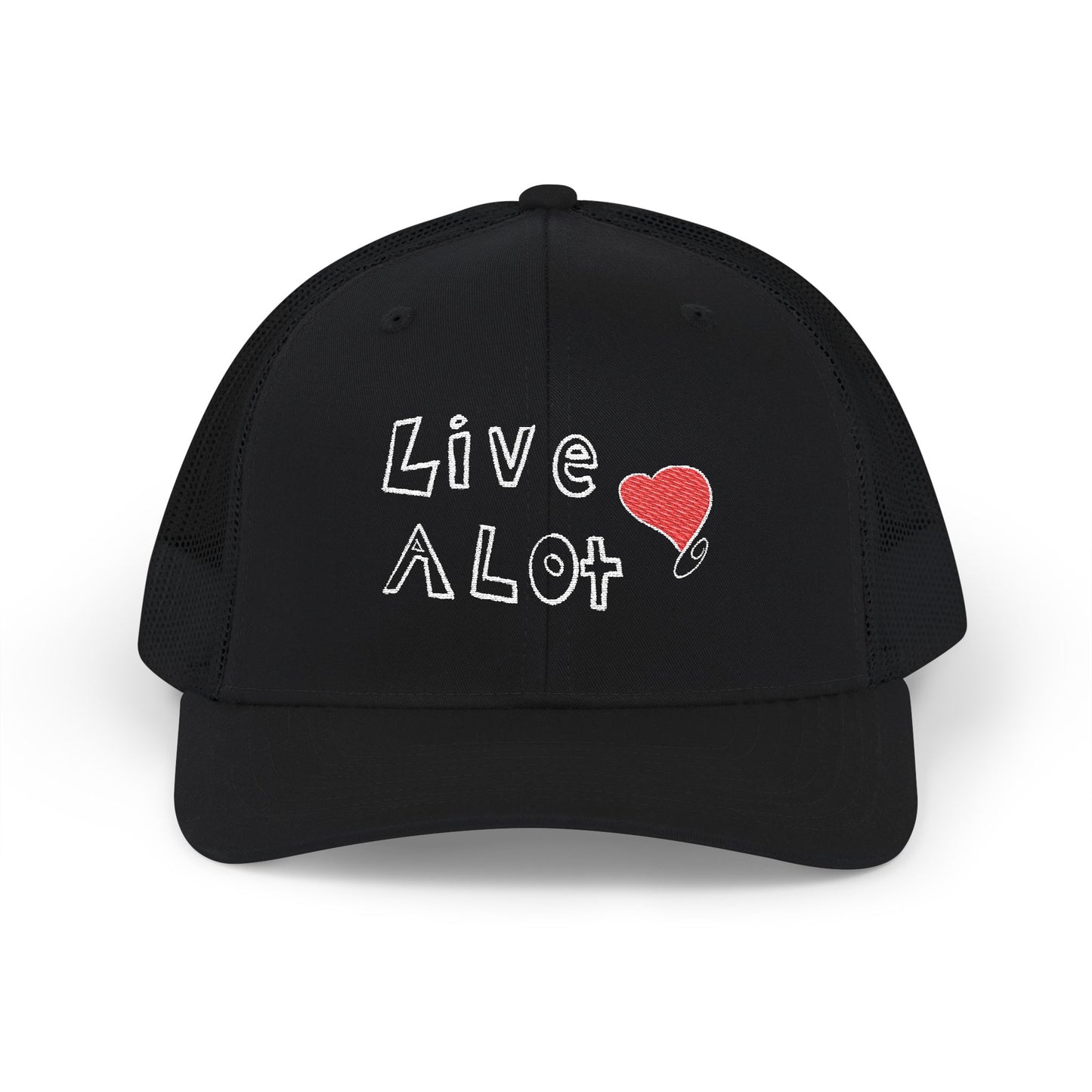 Live A Lot: Heart Trucker Hat