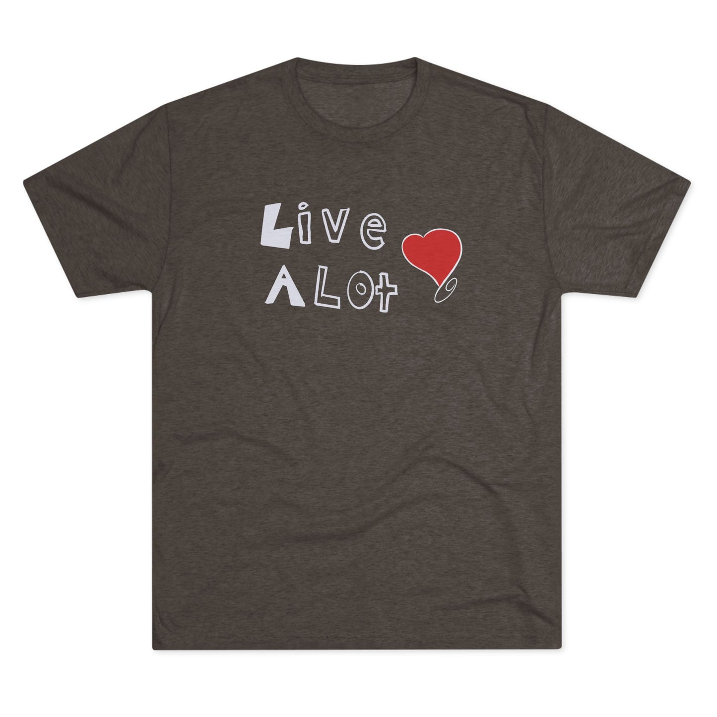 Live A Lot Tee — Heart Design / LA Edition (Multiple Color Options)