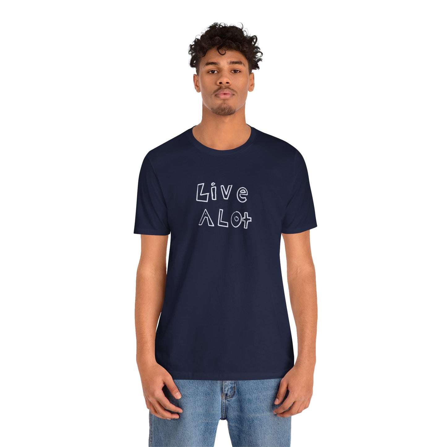 Live A Lot - Classic Jersey Tee (Multiple Color Options)