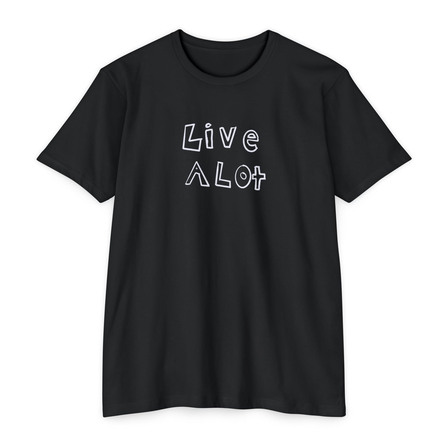 Live A Lot - CVC Jersey Tee (Multiple Color Options)