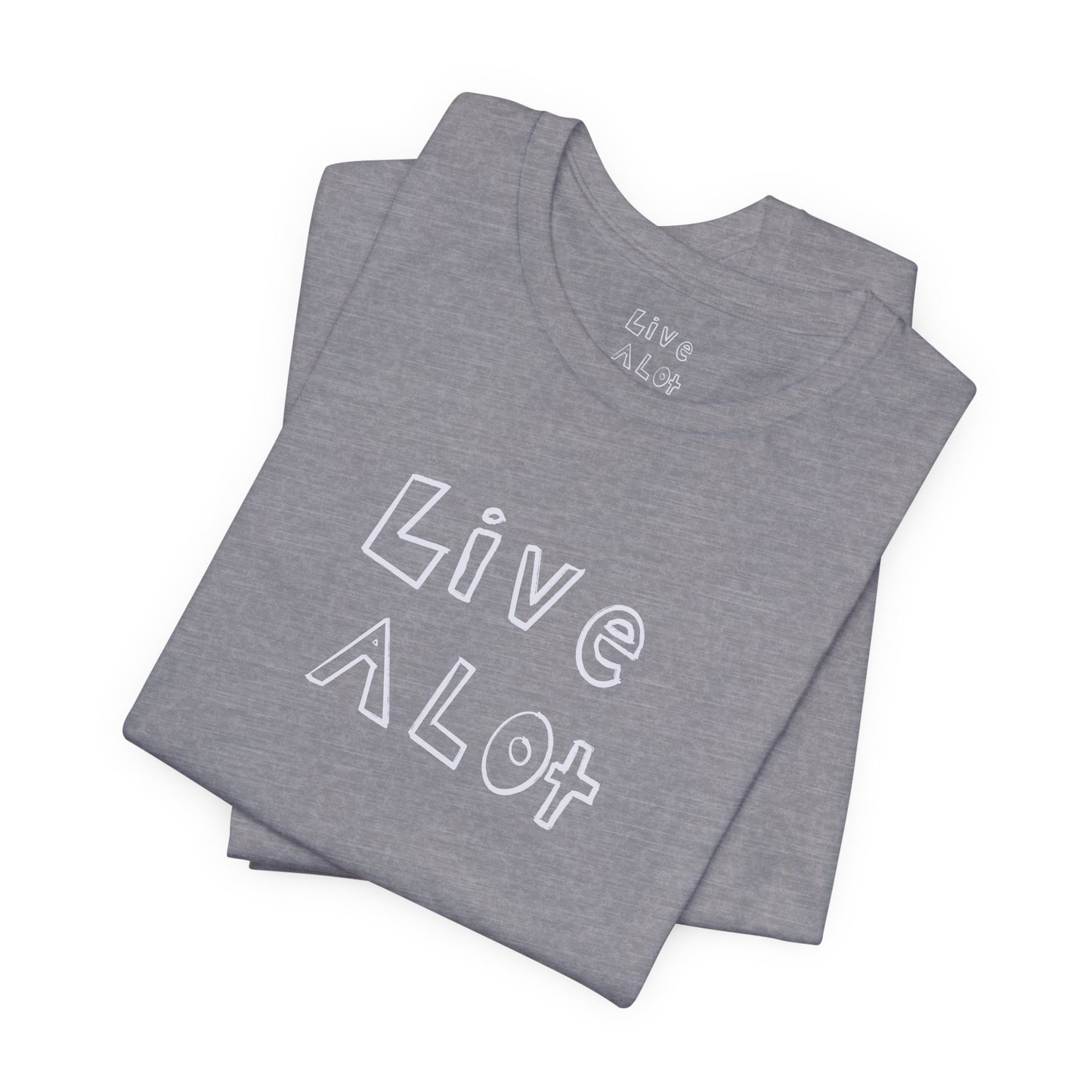 Live A Lot - Classic Jersey Tee (Multiple Color Options)