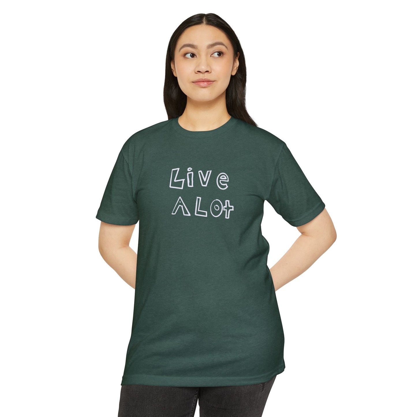 Live A Lot - CVC Jersey Tee (Multiple Color Options)