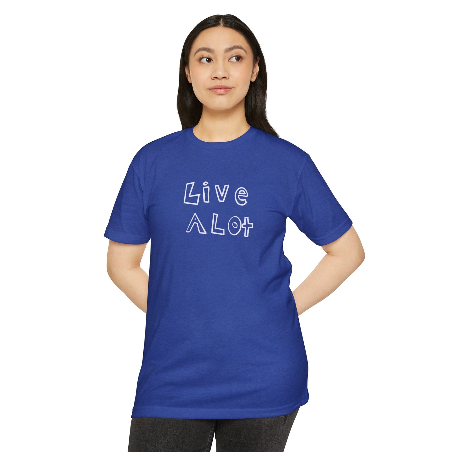 Live A Lot - CVC Jersey Tee (Multiple Color Options)