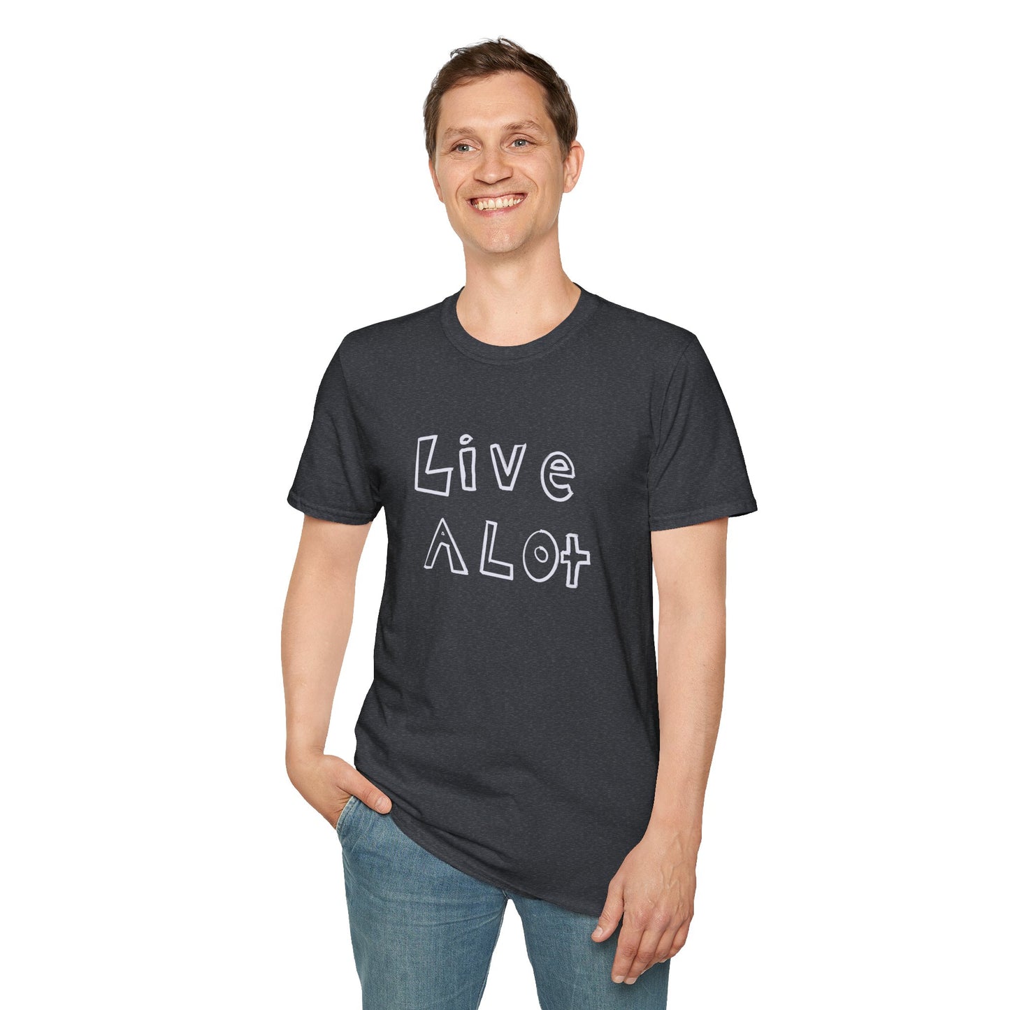 Live A Lot - Soft-Style Tee (Multiple Color Options)
