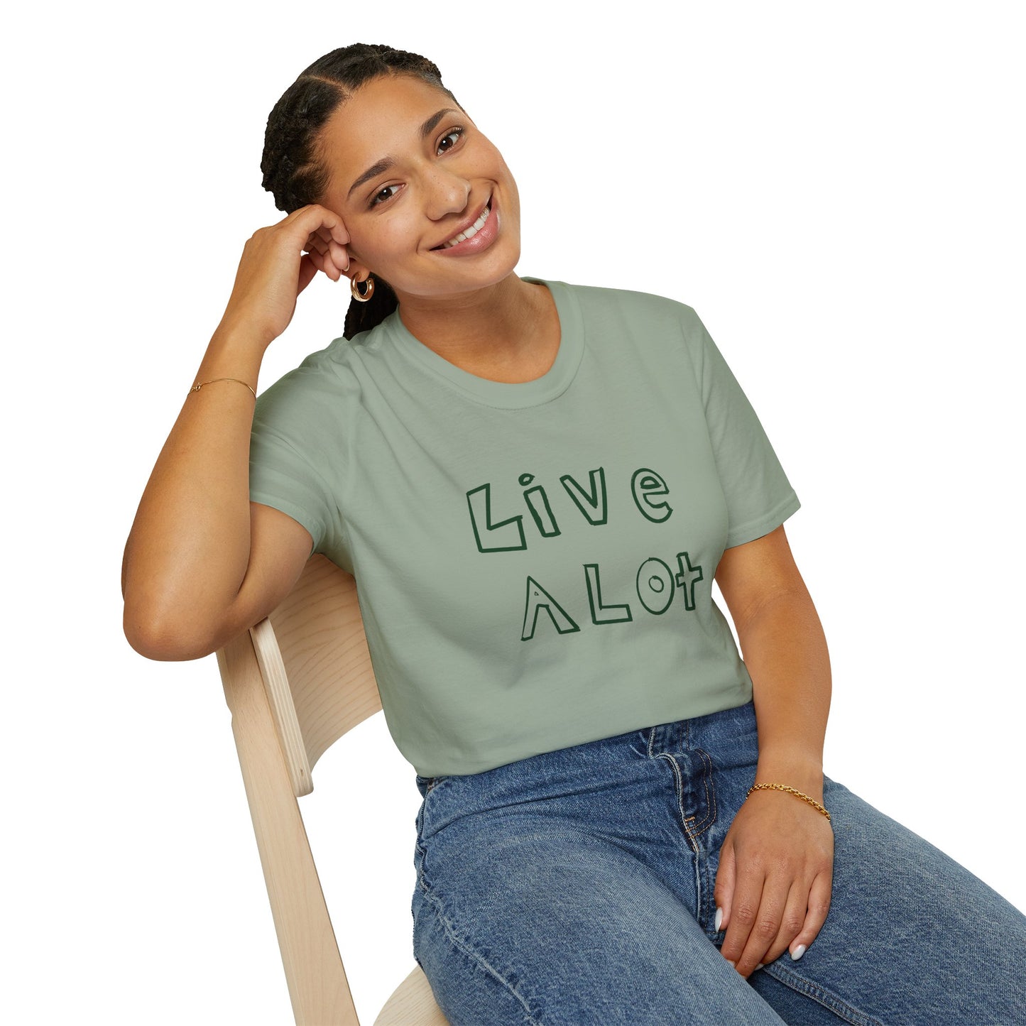 Live A Lot - Soft-Style Tee (Multiple Color Options)