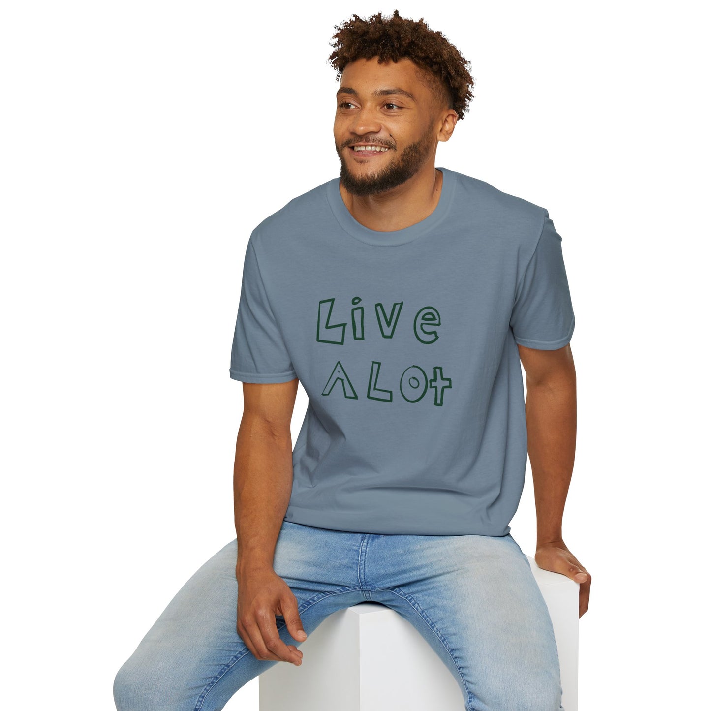 Live A Lot - Soft-Style Tee (Multiple Color Options)