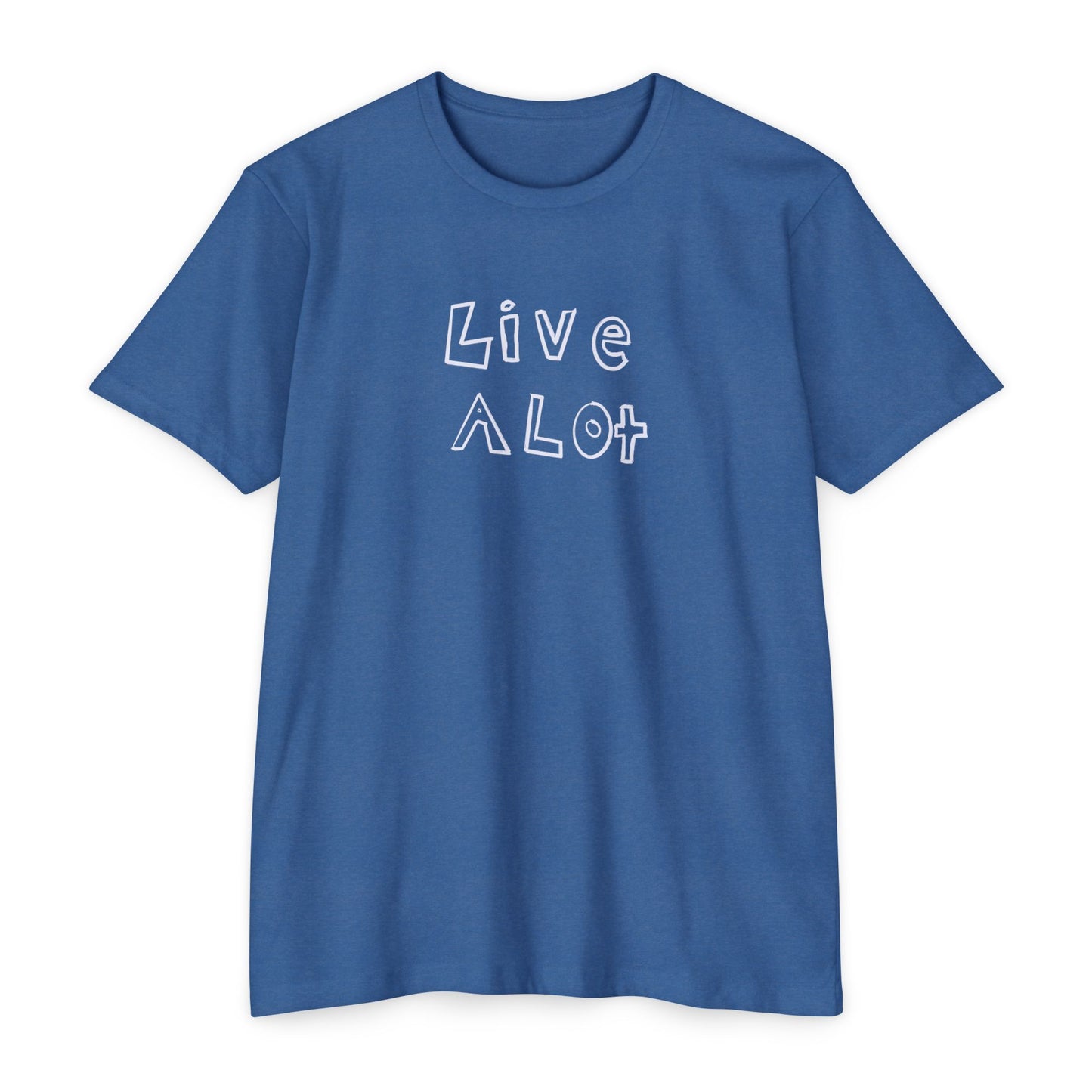 Live A Lot - CVC Jersey Tee (Multiple Color Options)
