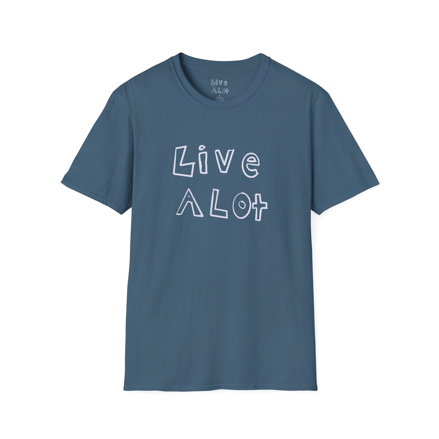 Live A Lot - Soft-Style Tee (Multiple Color Options)