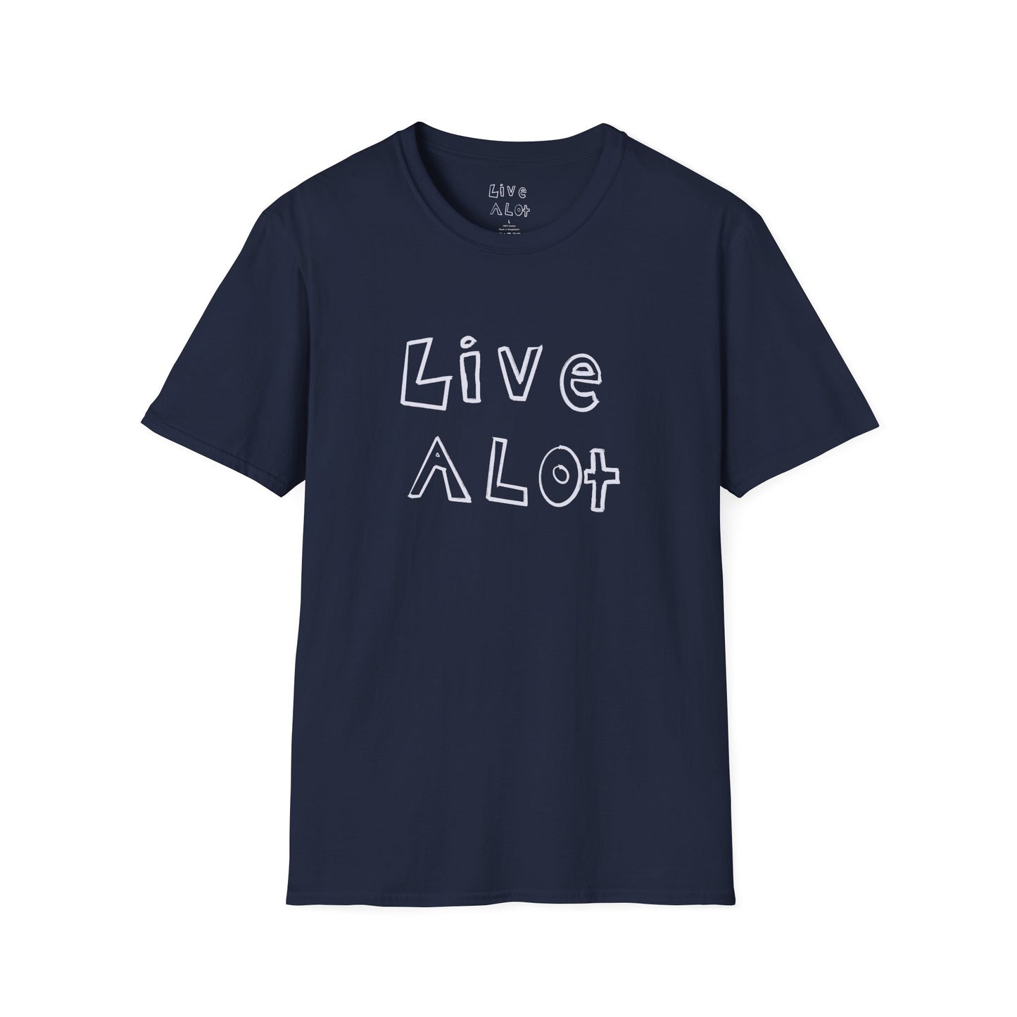 Live A Lot - Soft-Style Tee (Multiple Color Options)