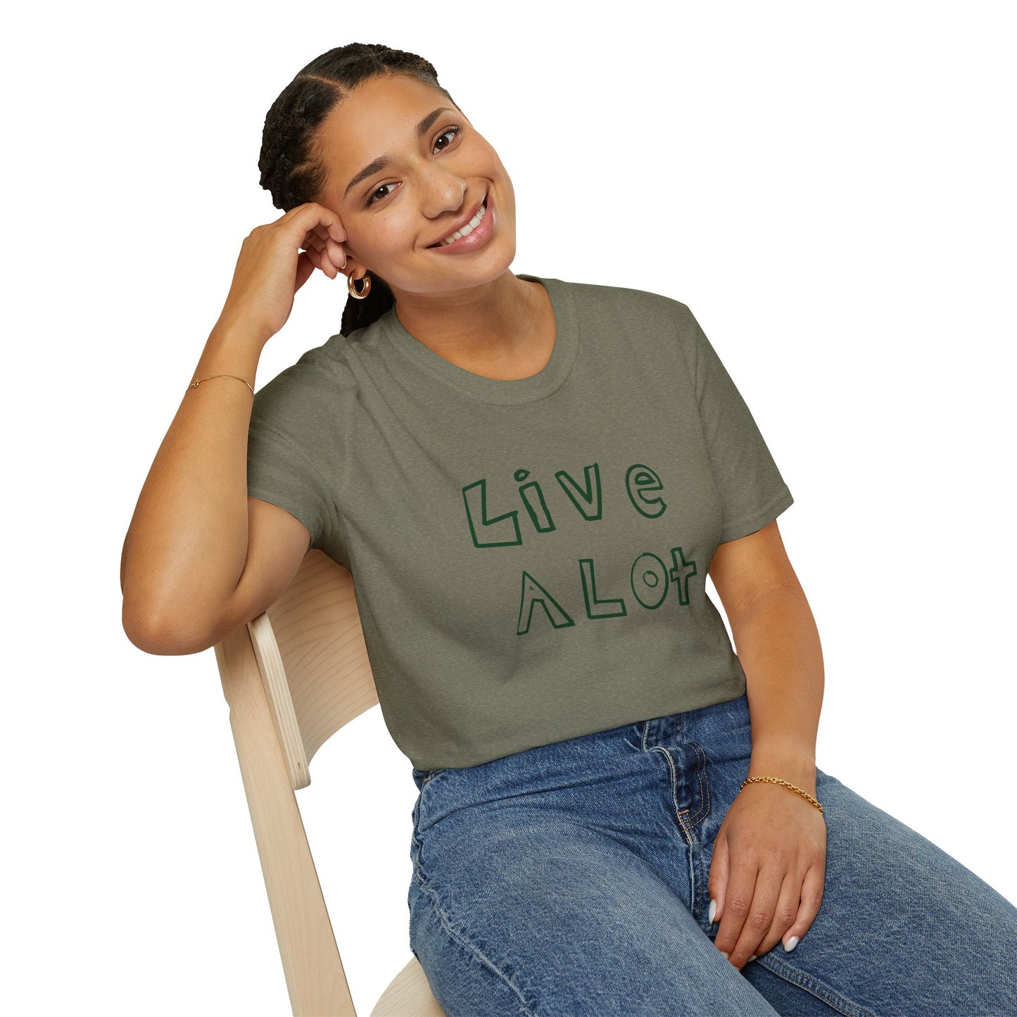 Live A Lot - Soft-Style Tee (Multiple Color Options)