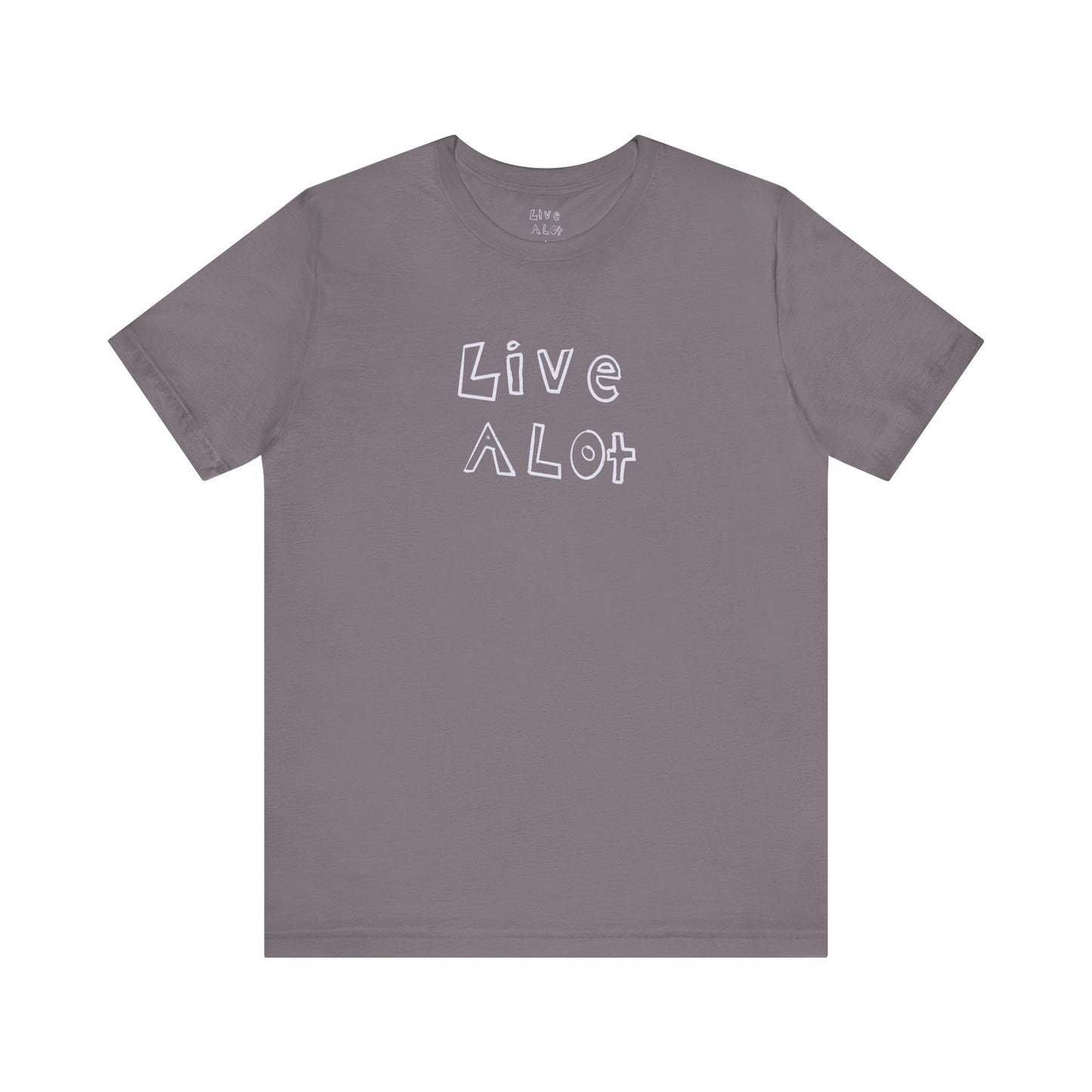 Live A Lot - Classic Jersey Tee (Multiple Color Options)