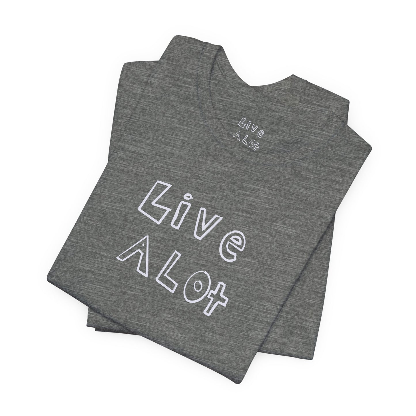 Live A Lot - Classic Jersey Tee (Multiple Color Options)