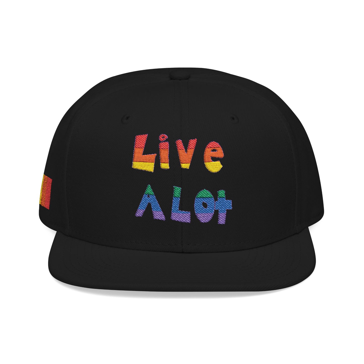 LIVE A LOT – Rainbow / Pride Edition Snapback (multiple color options)