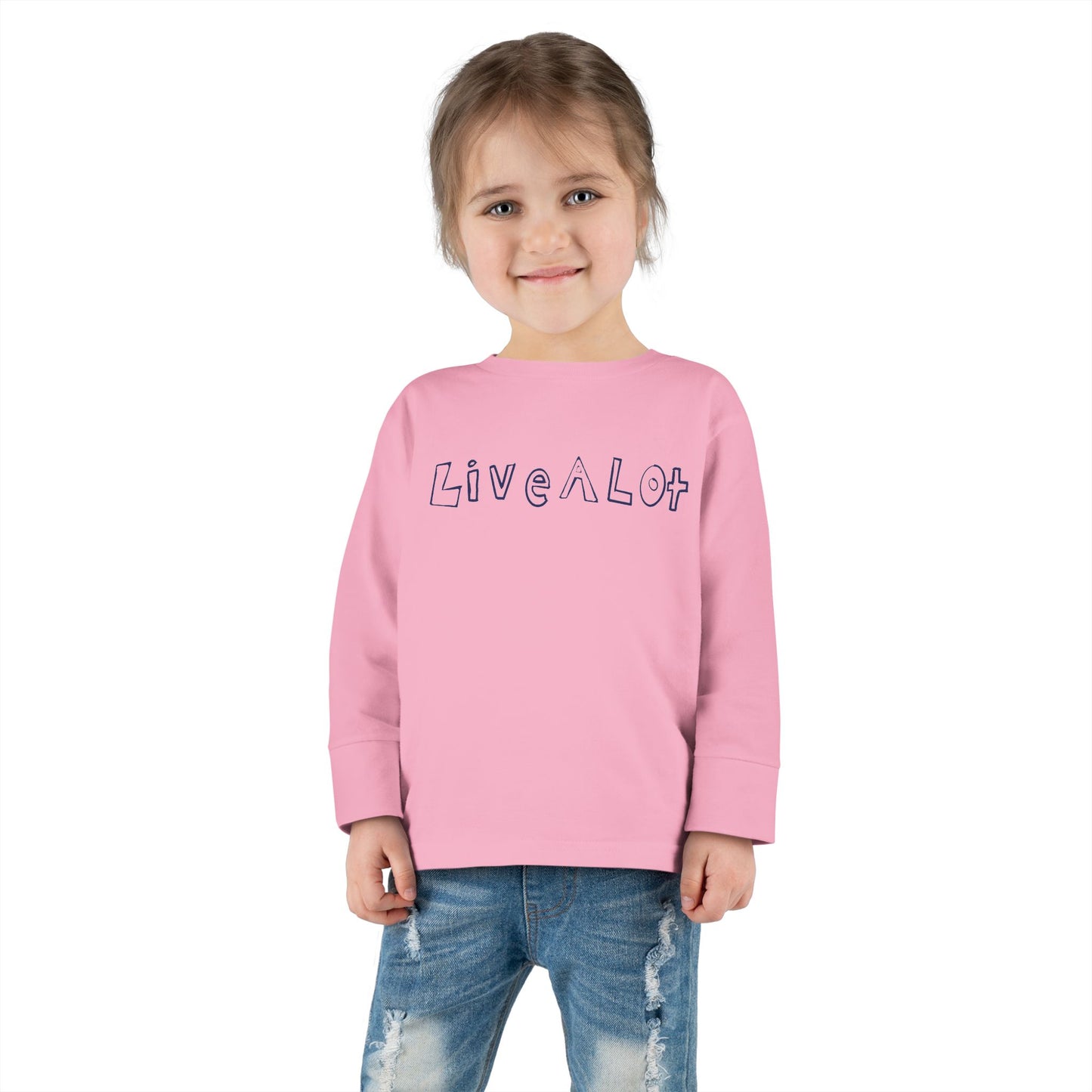 LIVE A LOT - Toddler Long Sleeve Tee – Big Comfort for Little Lives