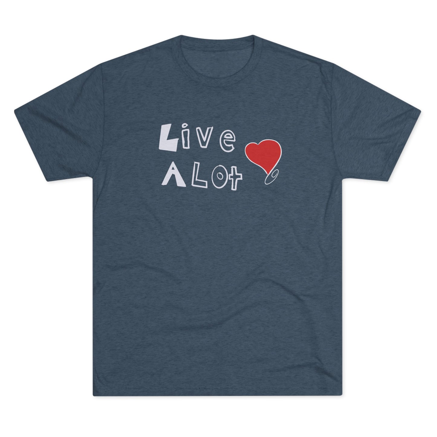 Live A Lot Tee — Heart Design / LA Edition (Multiple Color Options)