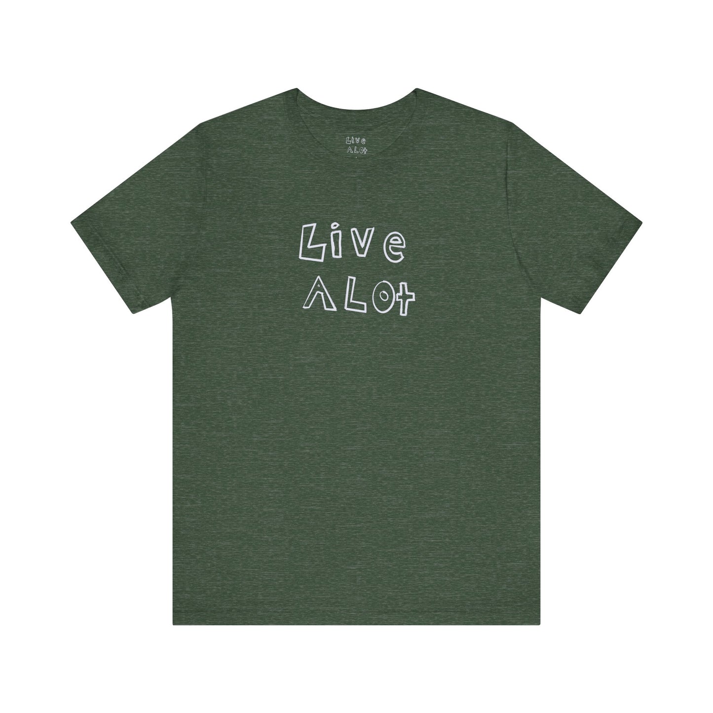 Live A Lot - Classic Jersey Tee (Multiple Color Options)