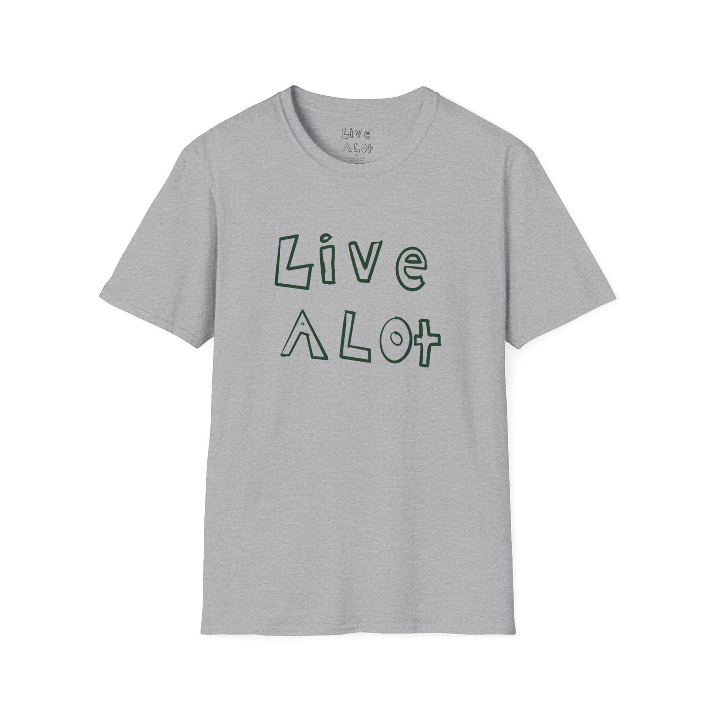 Live A Lot - Soft-Style Tee (Multiple Color Options)