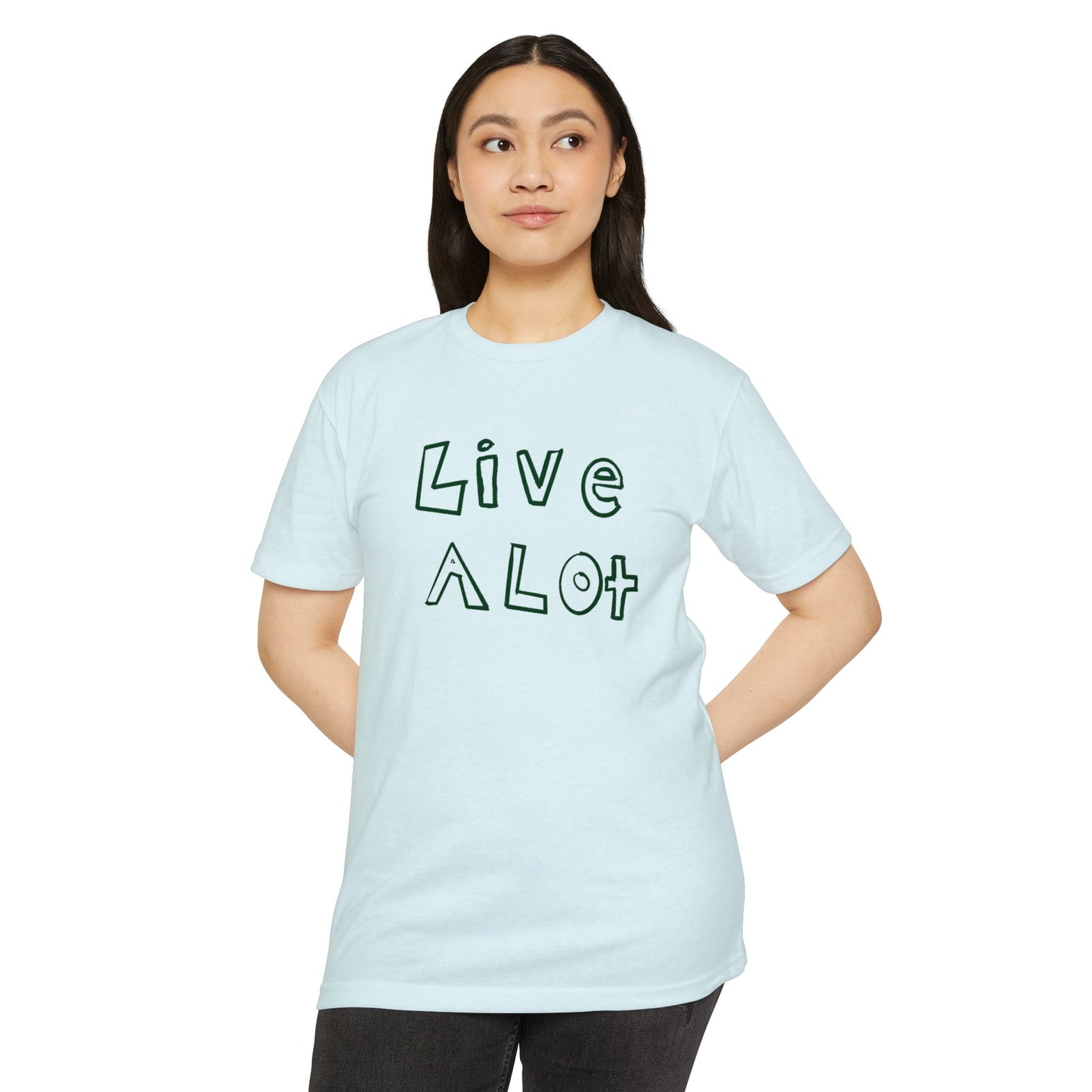 Live A Lot - CVC Jersey Tee (Multiple Color Options)
